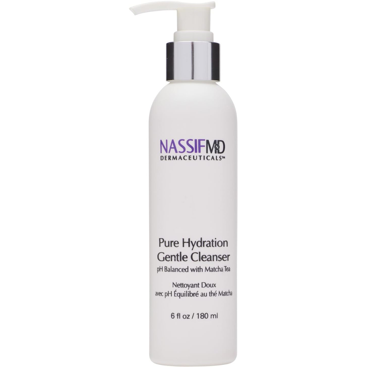 Nassif Md Pure Hydration Facial Cleanser, Hydrating Face Cleanser With Vitamin C, Matcha Hemp Hydrating Cleanser (6Oz)
