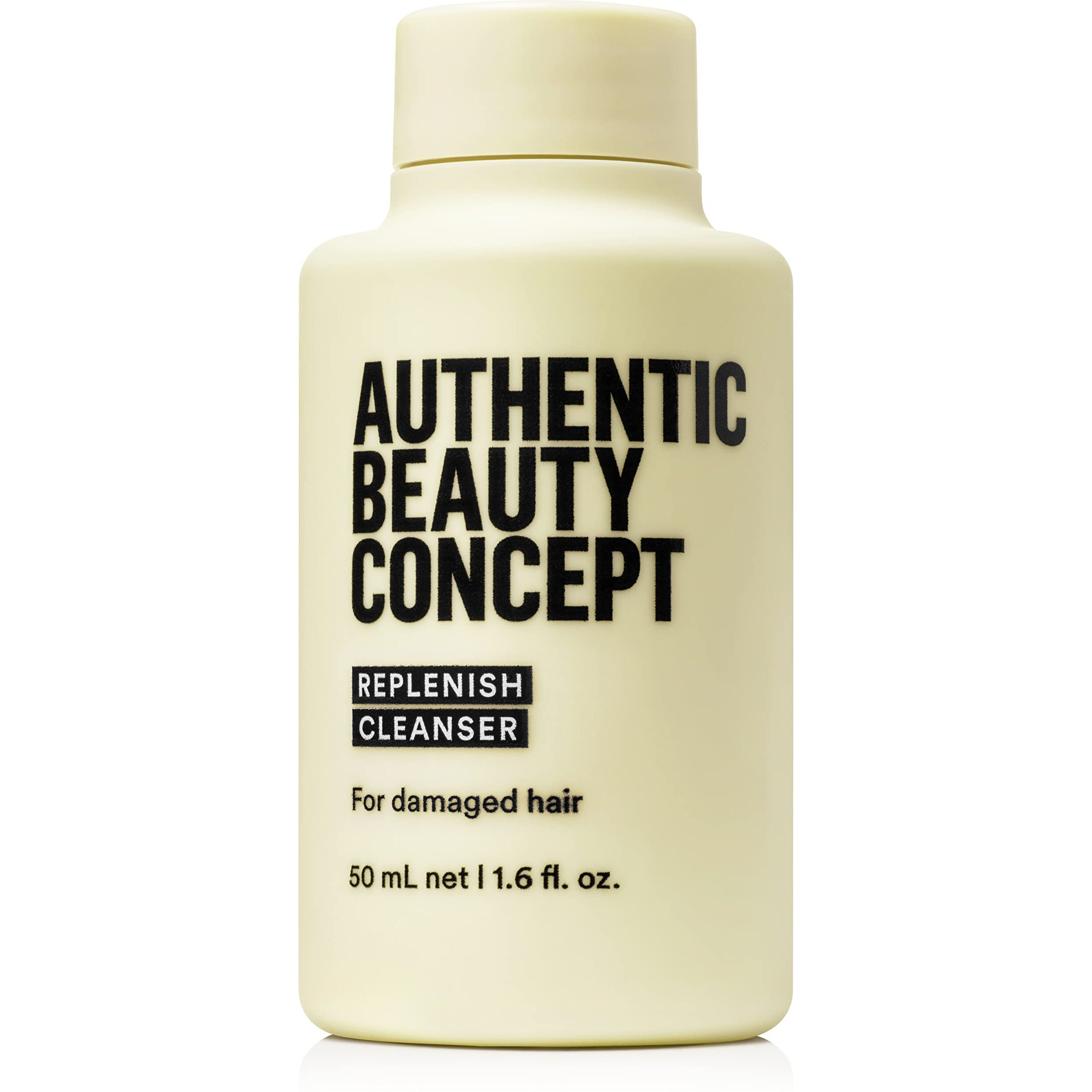Authentic Beauty Concept Replenish Cleanser | Nourishing & Cleansing Shampoo For Damaged Hair | Strengthens Hair Fiber | Vegan & Cruelty-Free | Silicone-Free | 1.6 Fl. Oz.