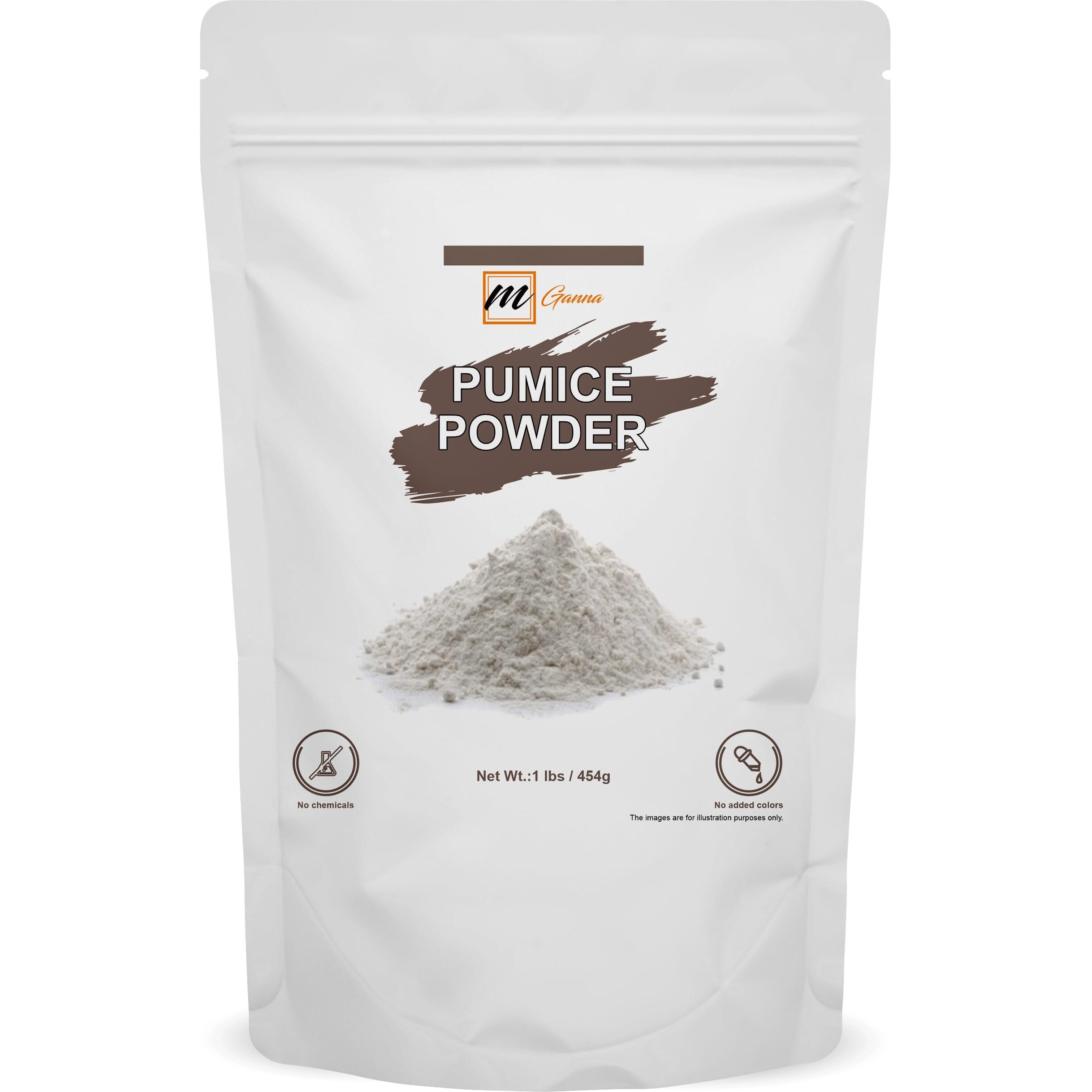 100% Natural Pumice Powder For Facial Masks, Skin Exfoliation, Soap Making And Other Cosmetic Formulations 1 Lbs / 454 Gms