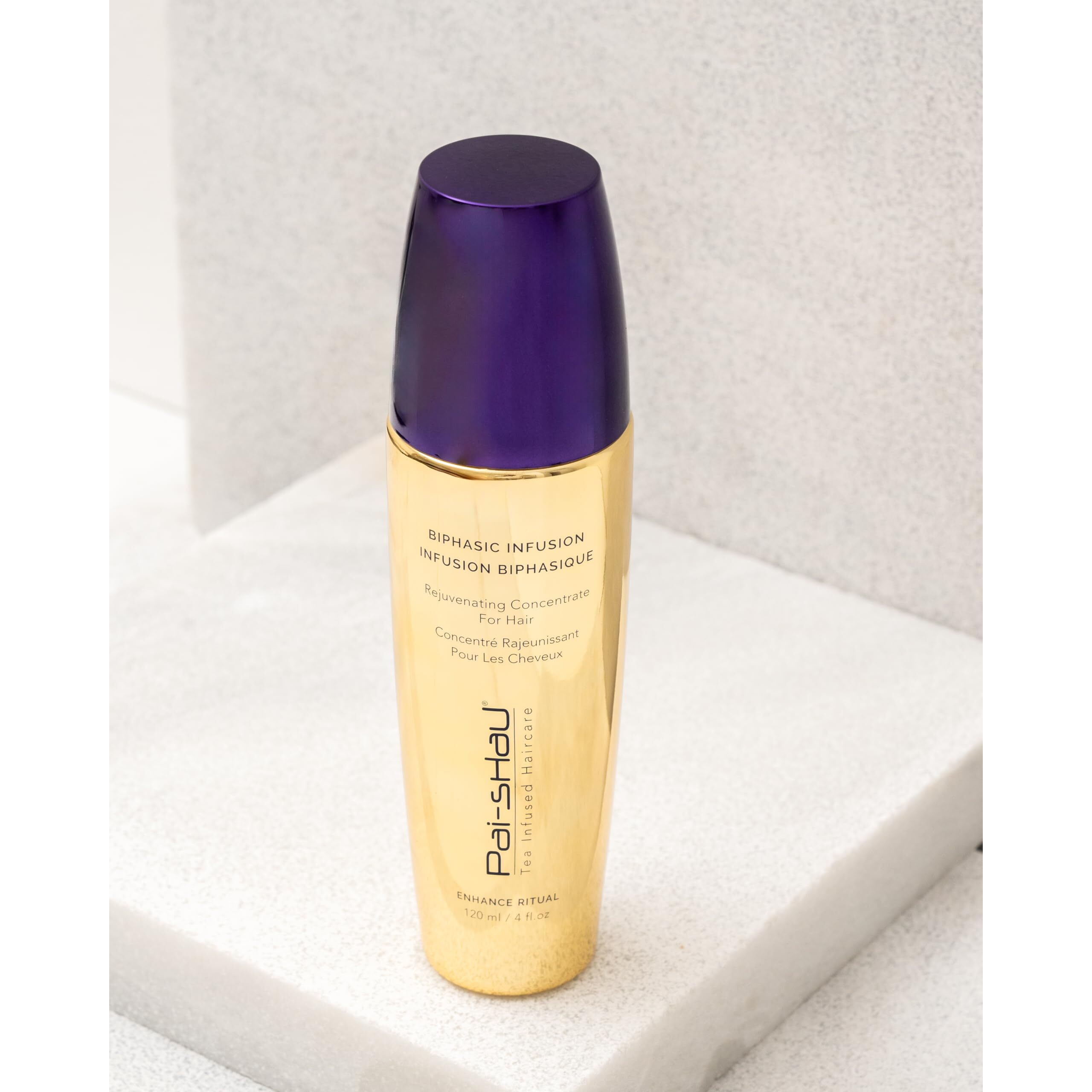 Pai-Shau Biphasic Infusion - Oil-Free Hair Rejuvenating Serum - Provides Shine, Thermal, And Environmental Protection - 4 Fl Oz