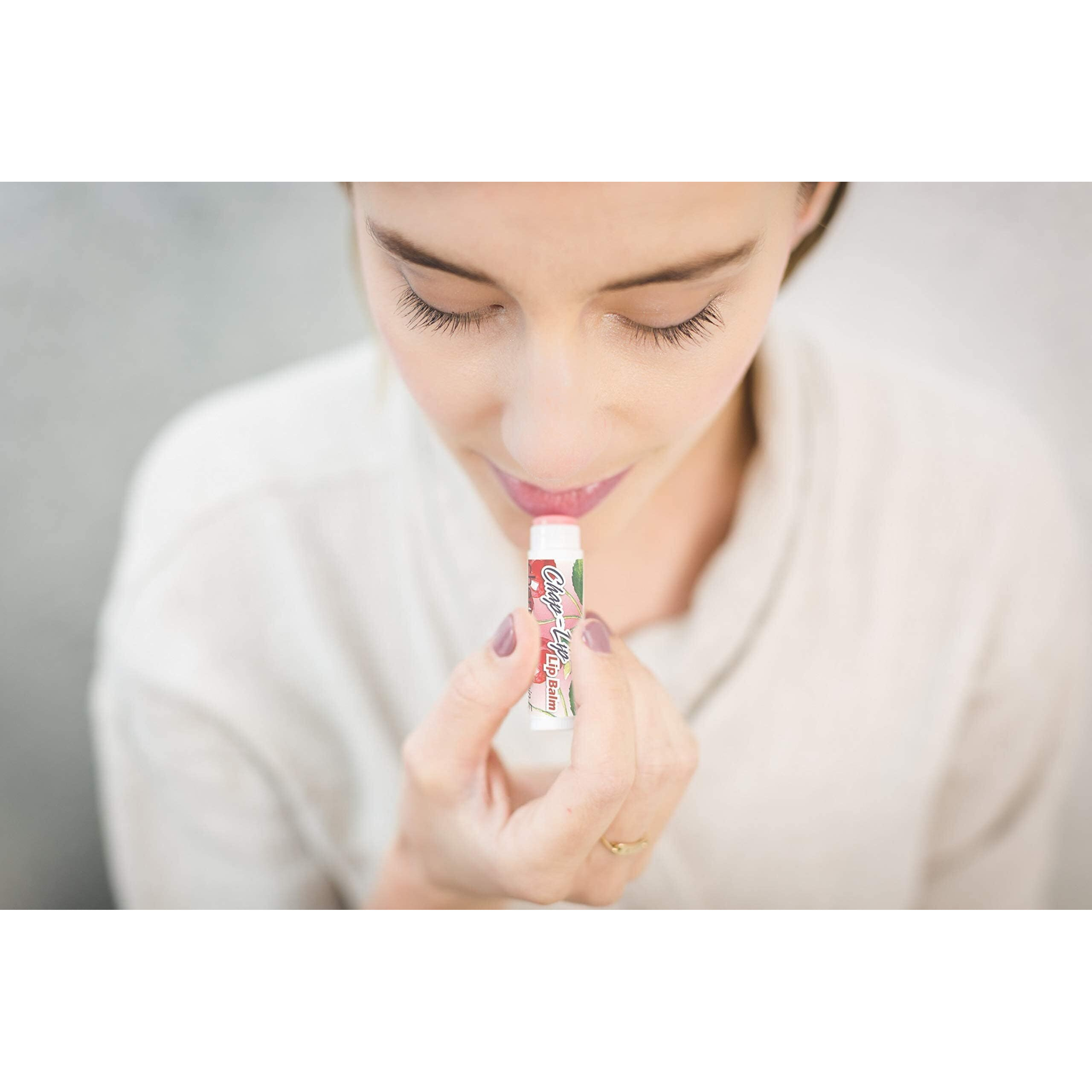 Chap-Lip Vitamin E Lip Balm - Moisturizing Lip Therapy With Coconut Oil In 6 Flavors, 48 Count Holiday Jar