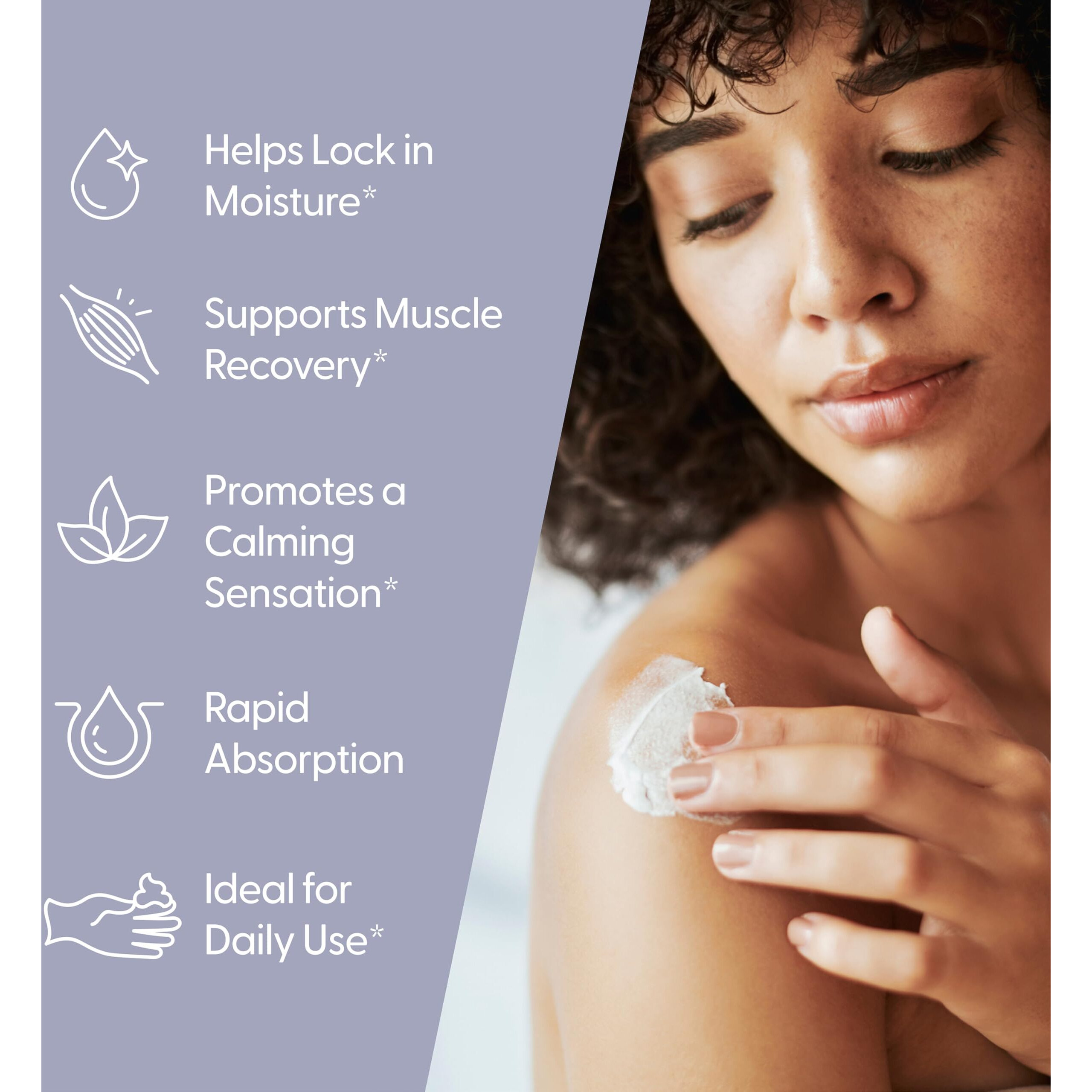 M3 Naturals Lavender & Chamomile Magnesium Lotion For Sleep, Relaxing Nightime Cream For Leg Cramps, Sore Feet And Joints|With Moisturizing Shea Butter, Coconut Oil, Collagen And Stem Cells, 8 Fl Oz