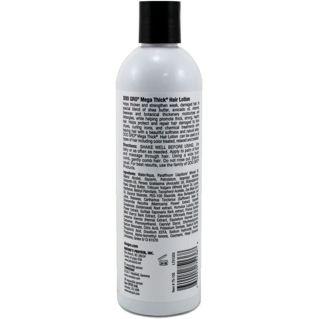 J. Strickland & Co Doo Gro Hair Lotion Mega Thick 12 Ounce (355Ml) (Pack Of 2)