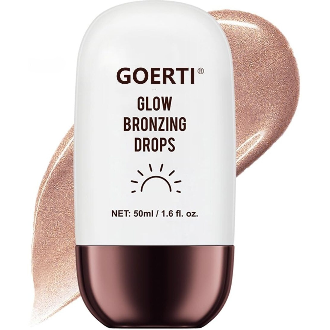 Body Shimmer Oil - Liquid Highlighter For Glowing Skin, Waterproof & Long-Lasting Body Makeup For Face, Arms, Legs & Shoulders, Bronze Illuminating Glow Lotion, 1.6 Fl Oz (01/ Champagne, 50Ml)