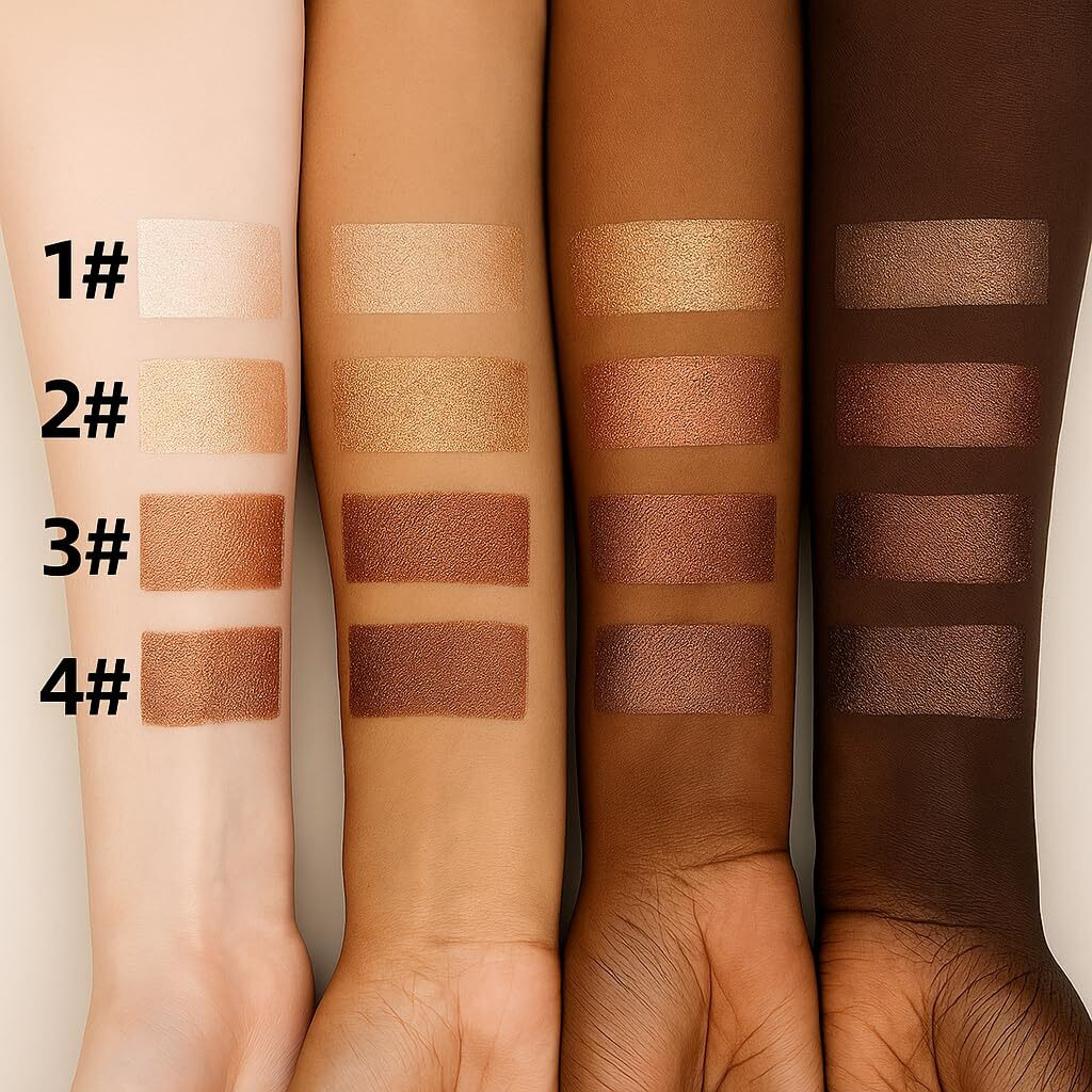 Body Shimmer Oil - Liquid Highlighter For Glowing Skin, Waterproof & Long-Lasting Body Makeup For Face, Arms, Legs & Shoulders, Bronze Illuminating Glow Lotion, 1.6 Fl Oz (01/ Champagne, 50Ml)