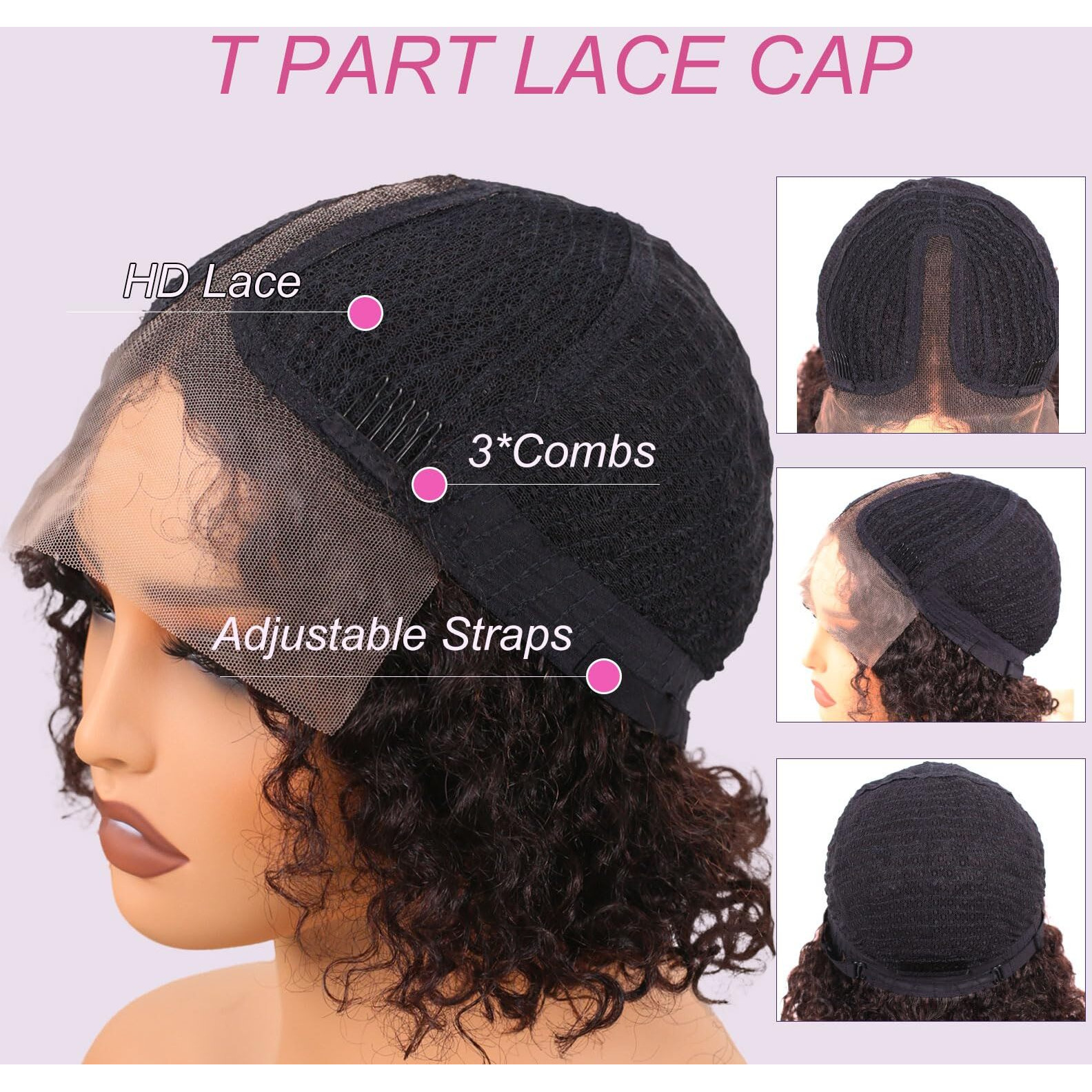 Manemajesty Short Body Wave Lace Front Wigs Human Hair T Part Hd Lace Frontal Glueless Wigs Human Hair Pre Plucked Hairline For Women 180 Density Brazilian Virgin Remy Hair Bob Wig 8 Inch Natural
