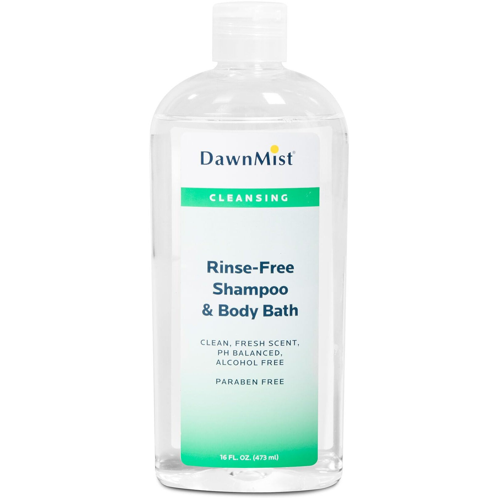 Dukal Dawnmist Rinse Free Shampoo And Body Bath 16 Oz