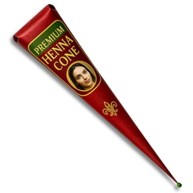 100% Natural Ready To Use Henna Paste Hair Color Hair Dye Cones Reddish Brown Color, 26 Cones