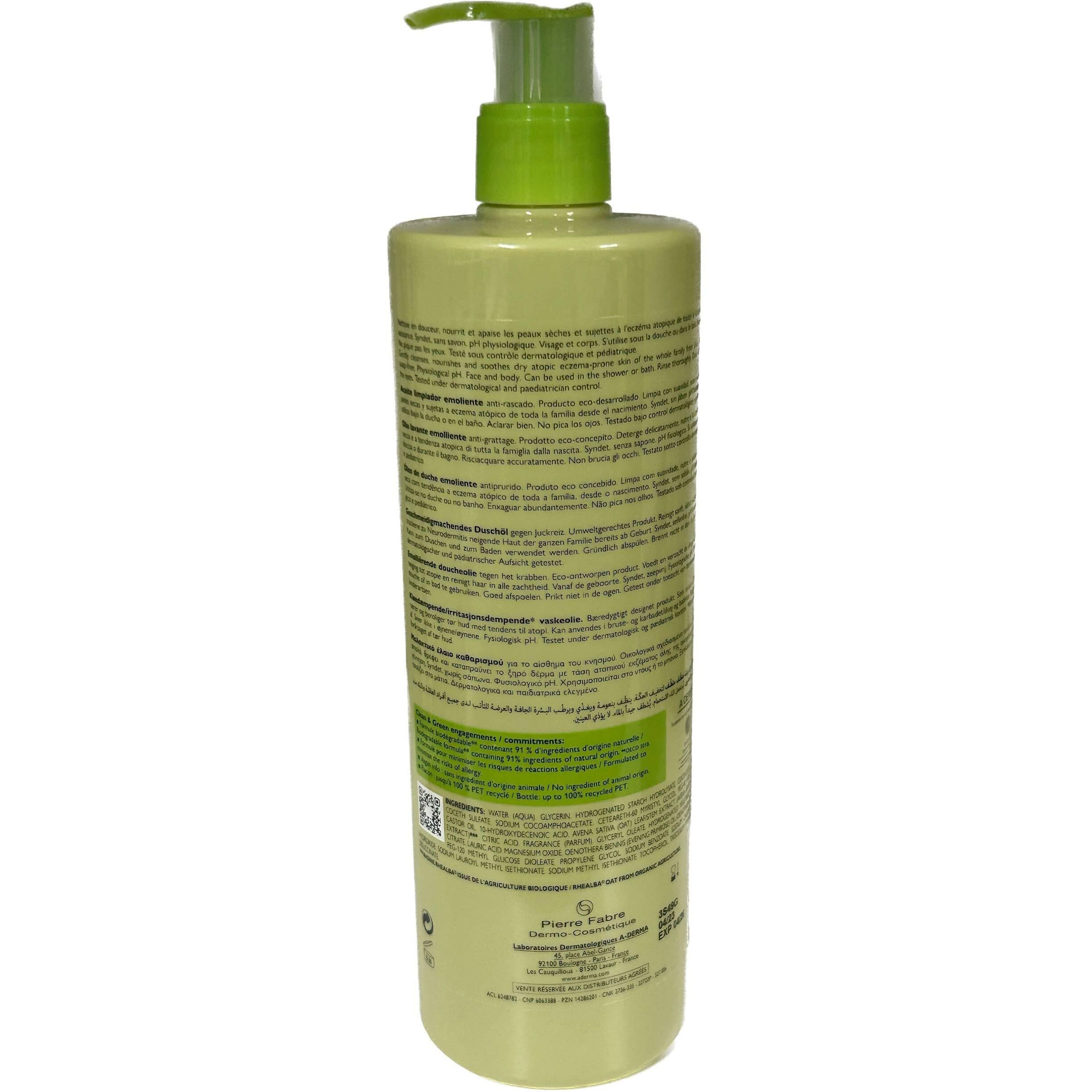 A-Derma Exomega Cleansing Oil 750Ml