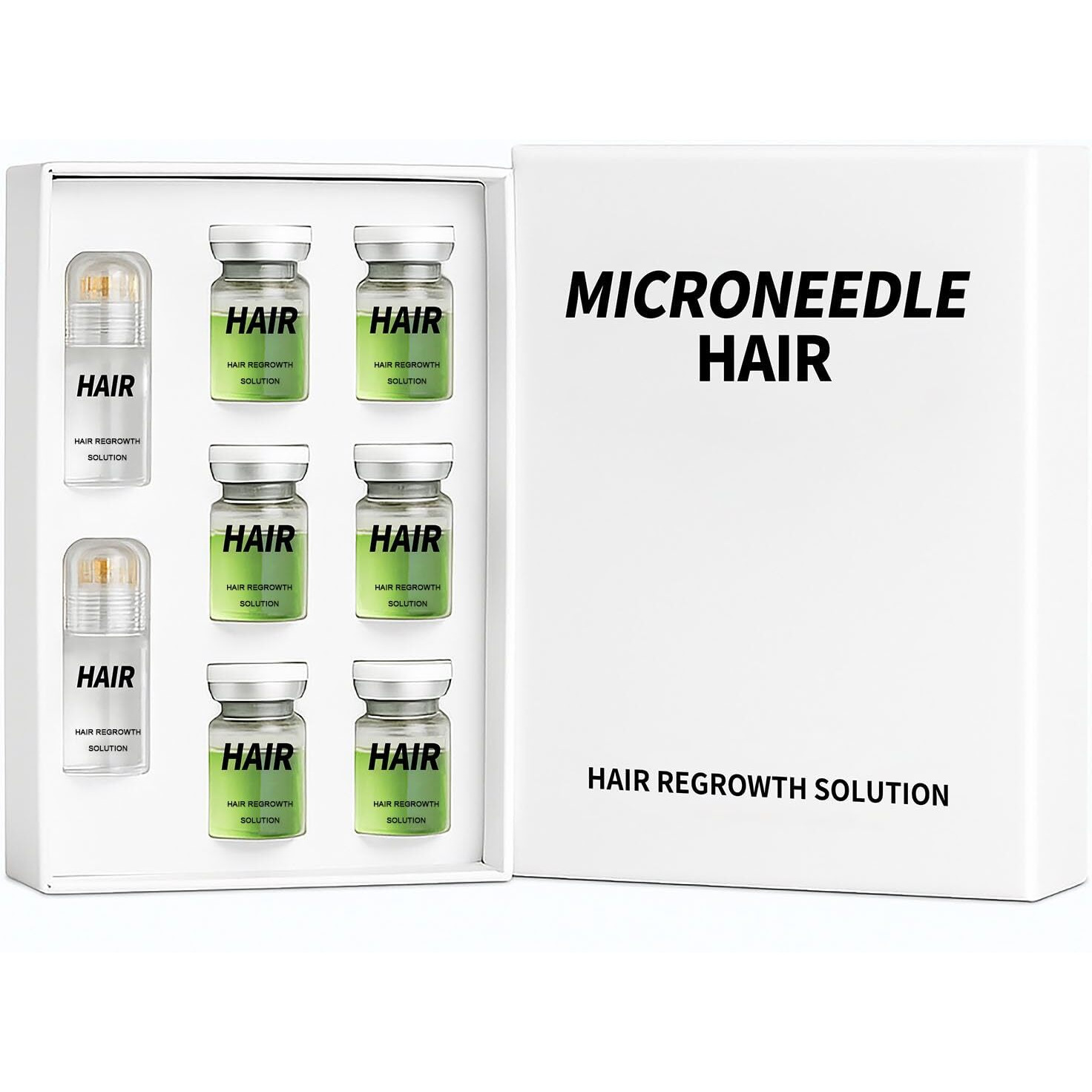 Alphainfuse Hair Regrowth System, Advanced Hair Growth Treatment Ginseng, Eclipta Prostrata, Peppermint Oil And Ginger Root, Treatment For Thicker, Strengthens Roots,For Men And Women 1Pcs