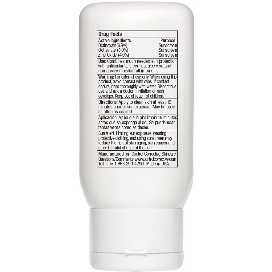 Control Corrective Aroma Matte Day Cream Spf 30, 2.5 Oz - Sunscreen, Non-Comedogenic, Fast-Absorbing Aromatic Spf, Vitamin C, Wont Clog Pores, Full Spectrum Sun Protection, Micro-Fine Zinc, Green Tea