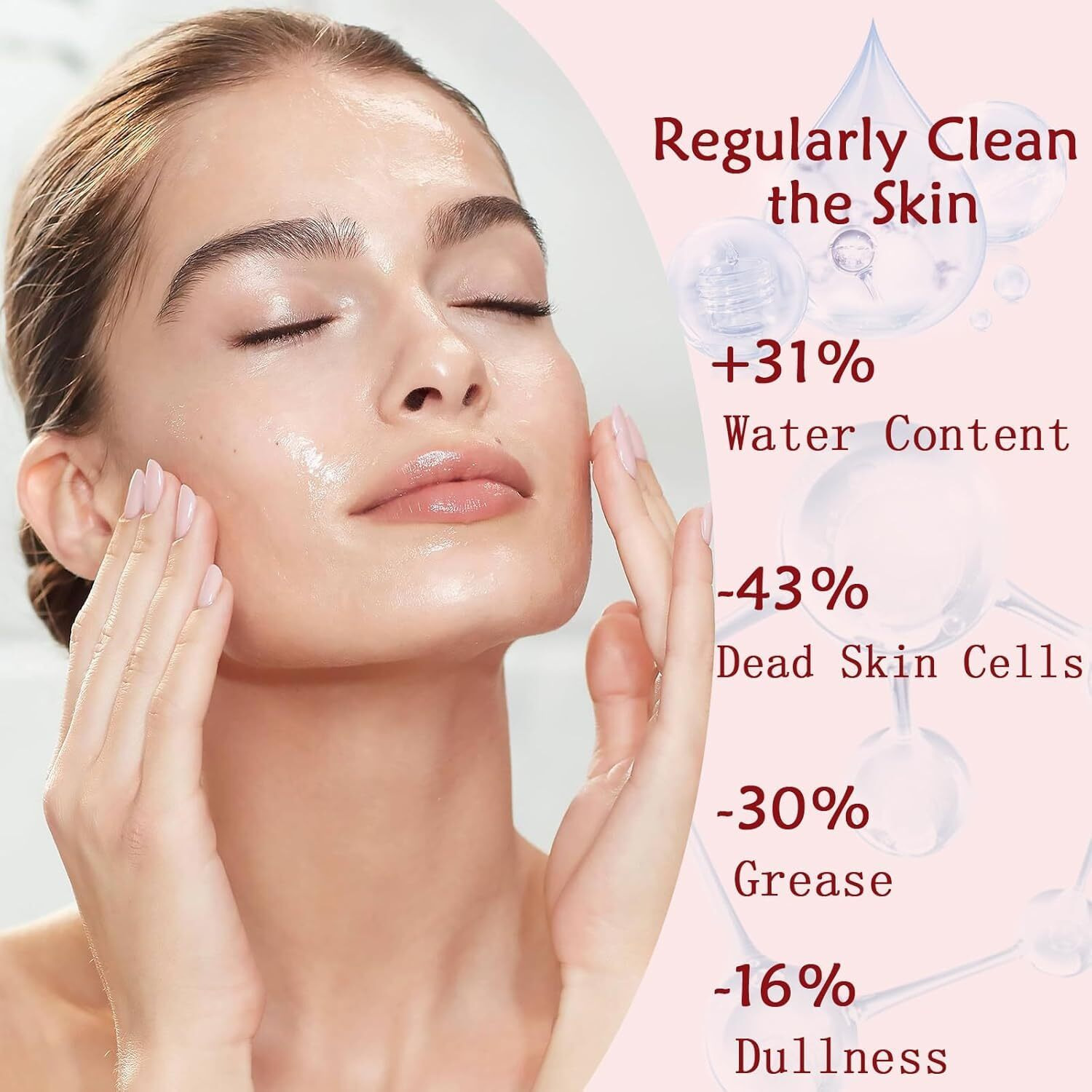 Facial Exfoliating Gel, Face Exfoliante Gel De Naranja, Enzyme Deep Cleansing Scrub Moisturizing Exfoliator Orange For Women 60G