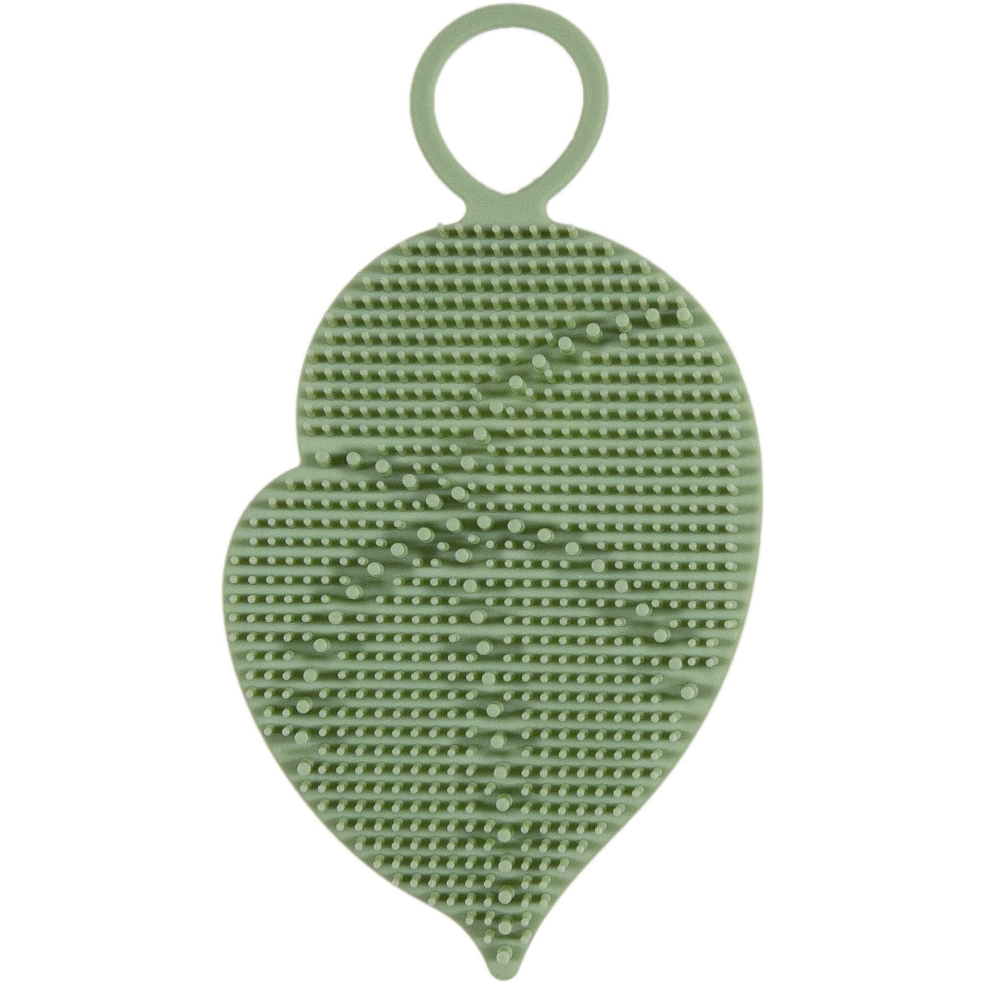 Daily Leaves Of Life Facial Silicone Scrubber - Cleanse In And Around The Curves. The Silicone Tips Grab Onto Dirt And Oil To Remove Makeup, Sunscreen