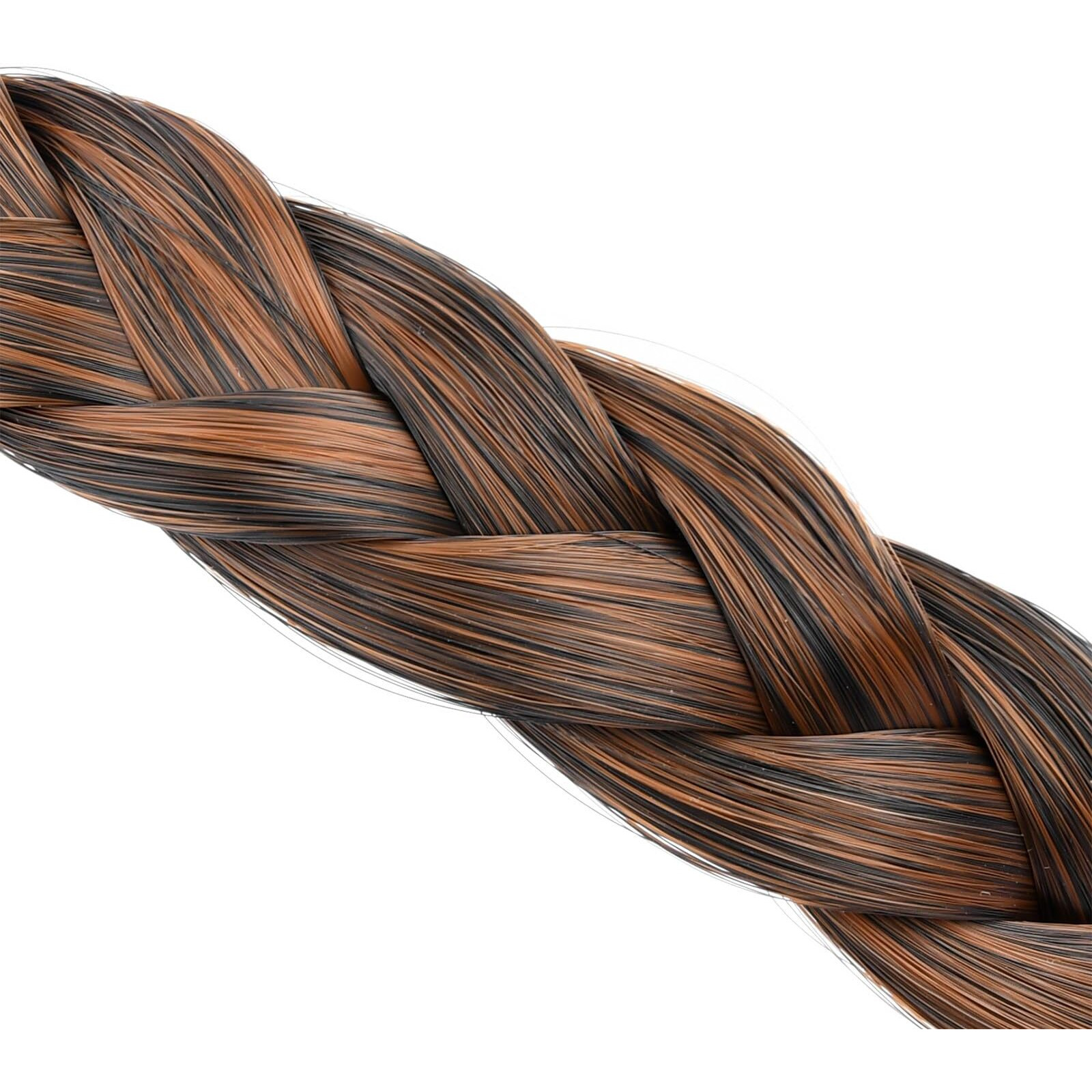 Oplira Braided Headband With Teeth Braids Hairband With Tooth Synthetic Hair Band Plaited Hairband For Women (Dark Copper-0.9 Inches)