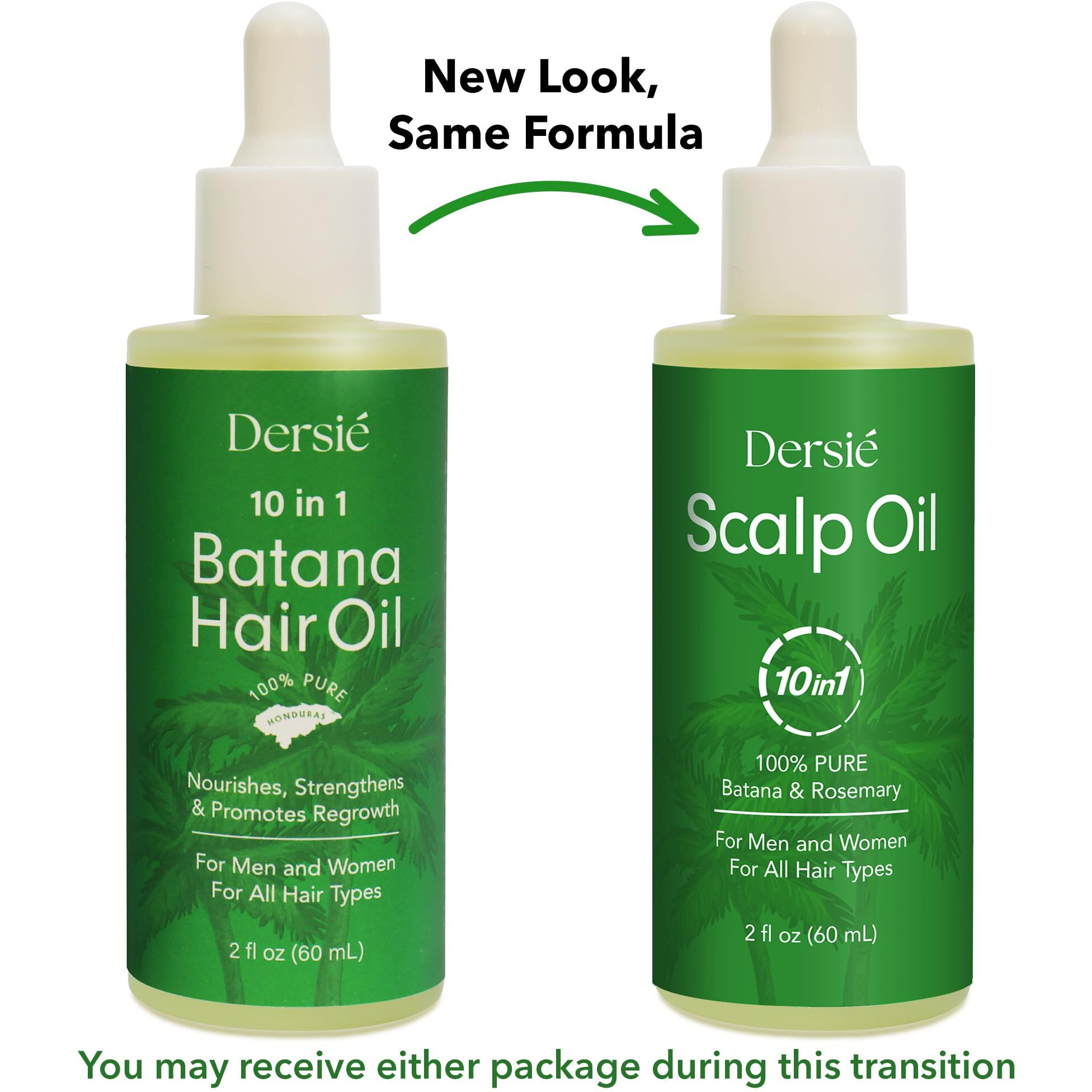 Scalp Oil For Hair Loss & Thinning Hair Stimulates Follicles And Nourishes Scalp With Batana, Rosemary & Tea Tree - Ideal For Coily, Curly, Dry & Damaged Hair - Soothes Dry, Itchy, Flaky Scalp (60Ml)