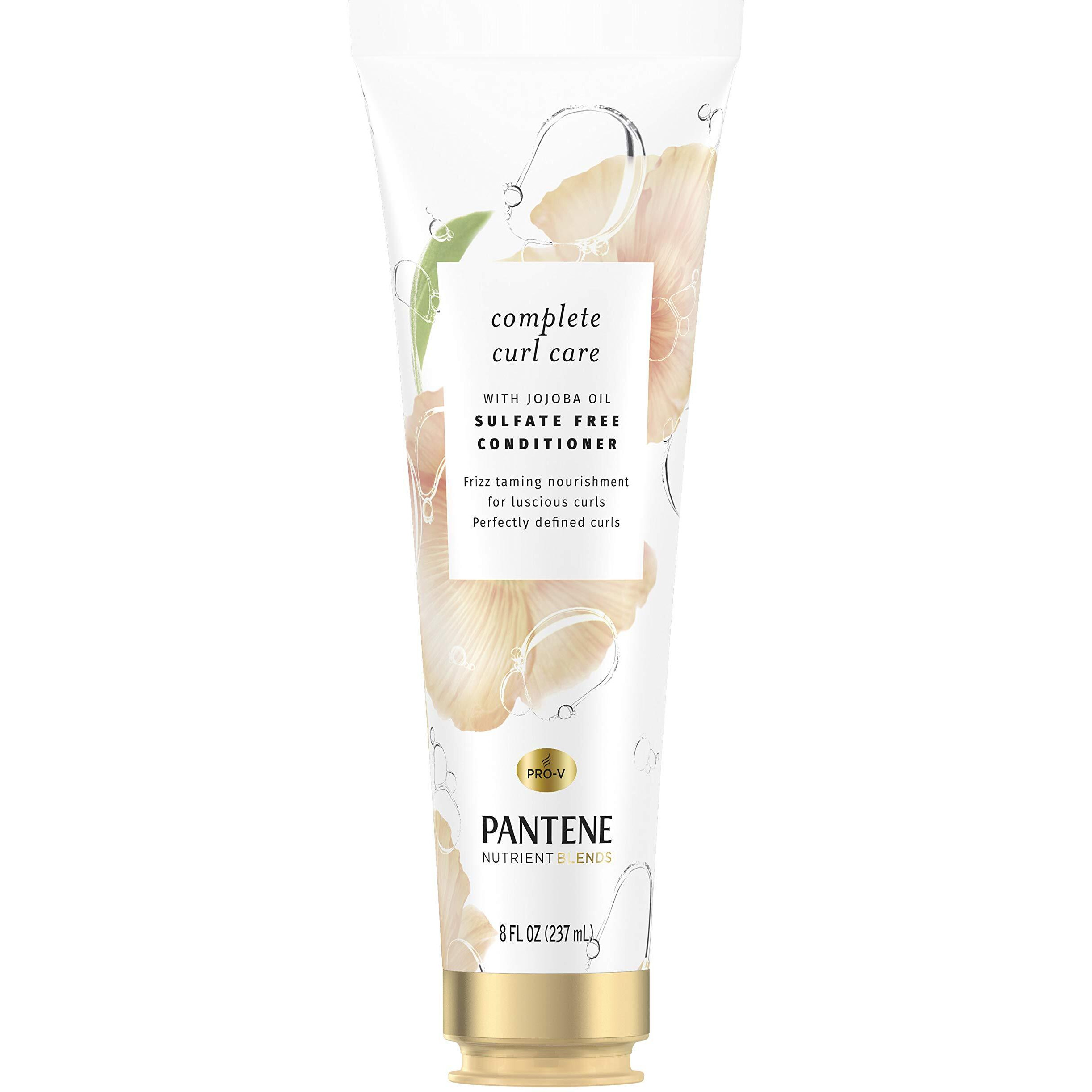 Pantene Nutrient Blends Conditioner, Complete Curl Care With Jojoba Oil, 8.0 Fl Oz