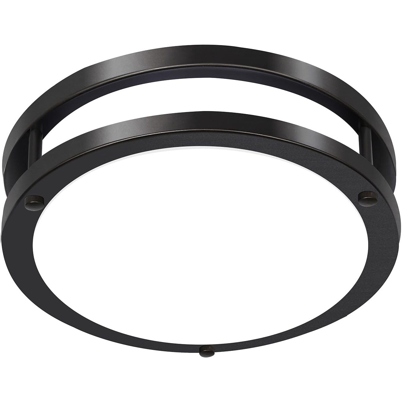 Hlite 24W 10Inch Led Flush Mount Ceiling Light Fixture,1600Lm Super Bright Light Fixture Ceiling Mount,Oil Rubbed Bronze Led Ceiling Light Flush Mount For Bedroom,Kitchen,Bathroom,Hallway(1Pack)