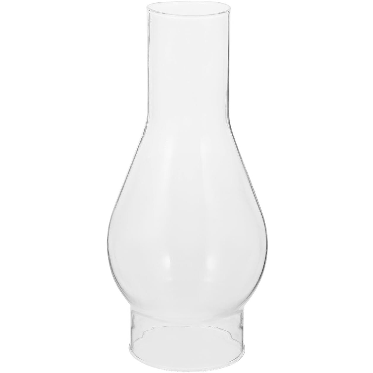 Oil Lamp Chimney, Clear Glass Retro Windproof Shade, Hurricane Lampshade Glass Replacement For Kerosene, Chimney And Antique Oil Lamps, Emergency Lighting, 6.5"" X 3"" Base