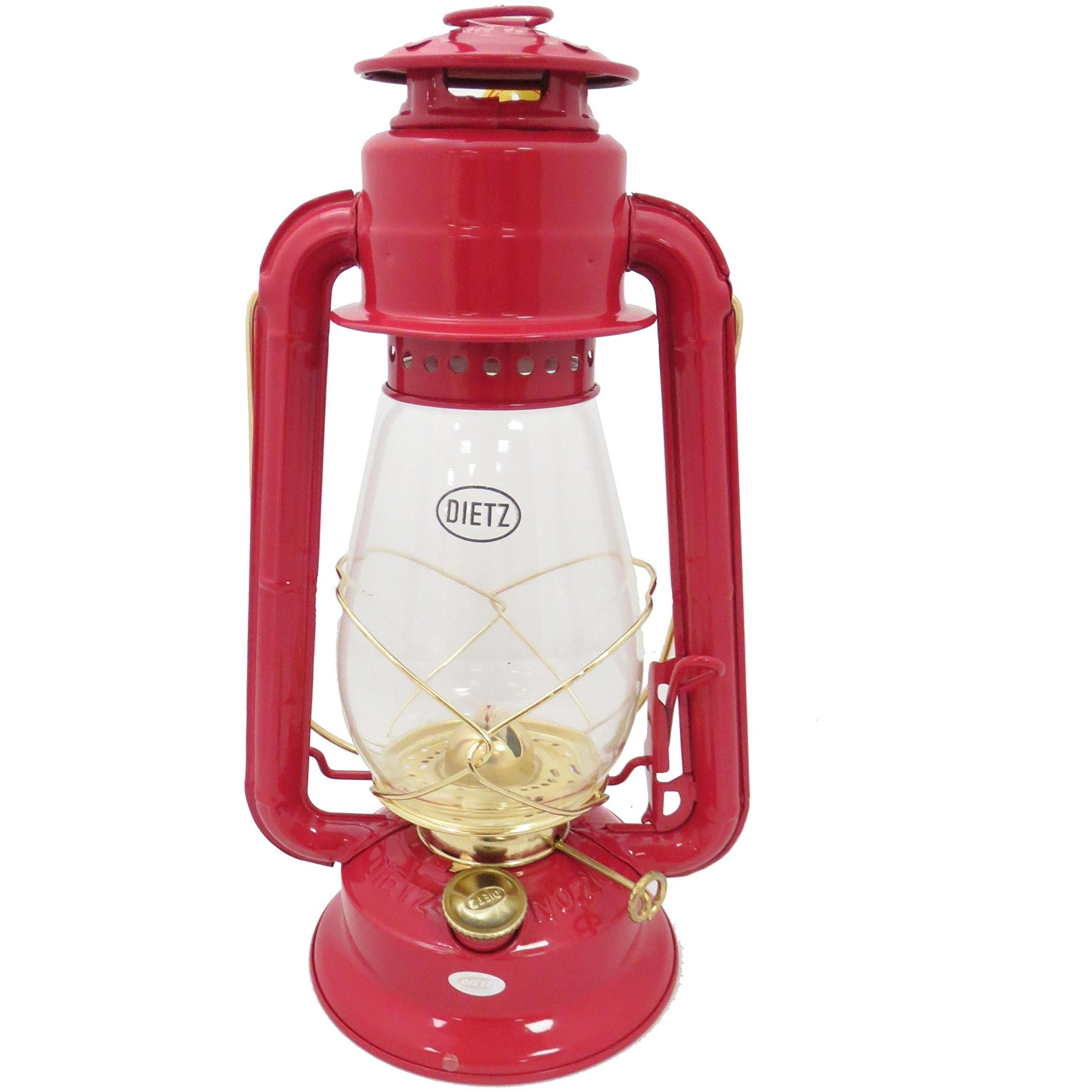 Dietz 20 Junior Oil Burning Lantern (Red With Gold)