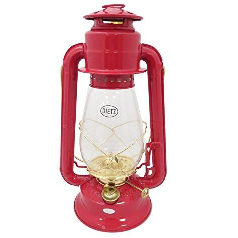 Dietz 20 Junior Oil Burning Lantern (Red With Gold)