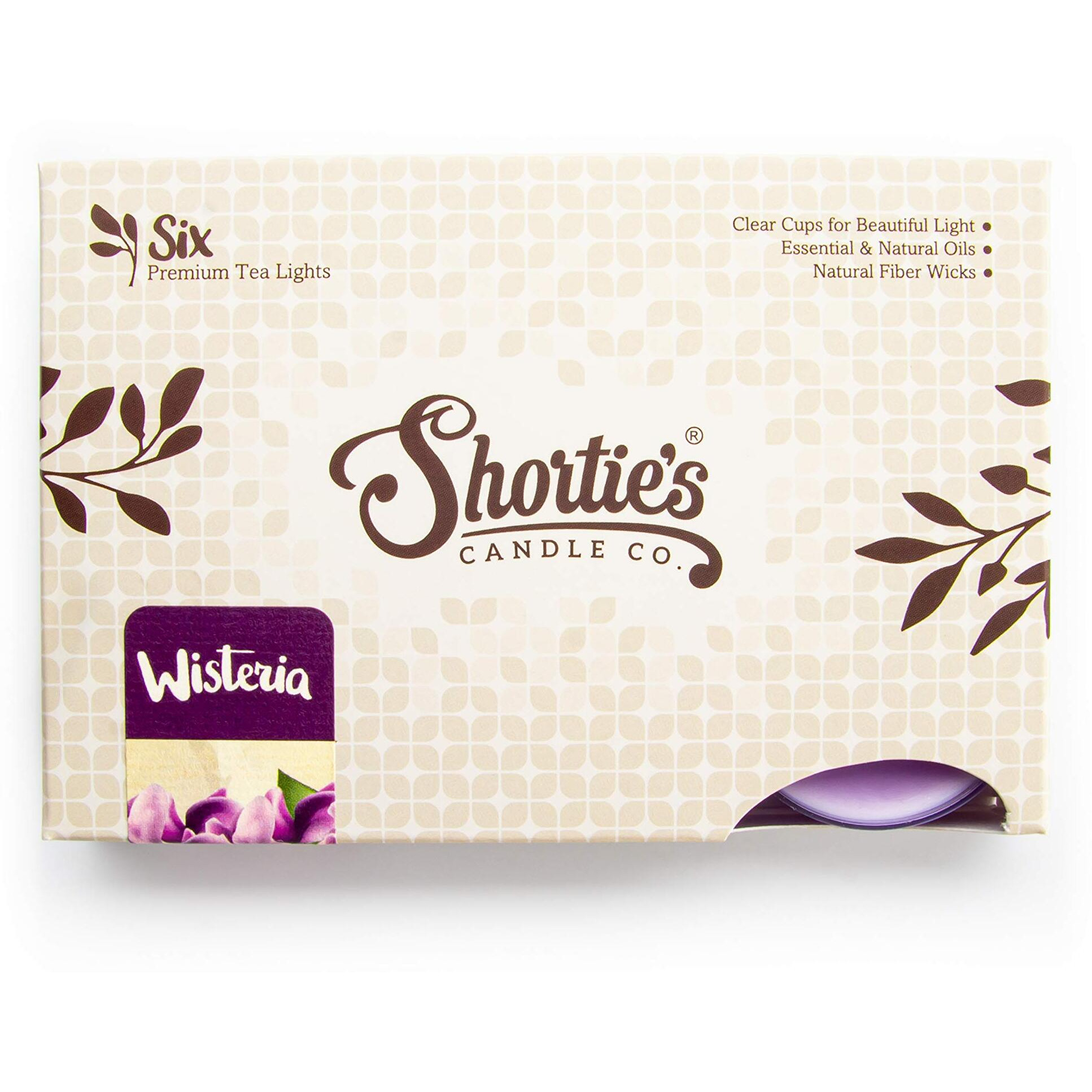 Pure Wisteria Premium Tealight Candles Multi Pack - Highly Scented With Essential & Natural Oils - 12 Purple Tea Lights - Beautiful Candlelight - Made In The Usa - Flower & Floral Collection