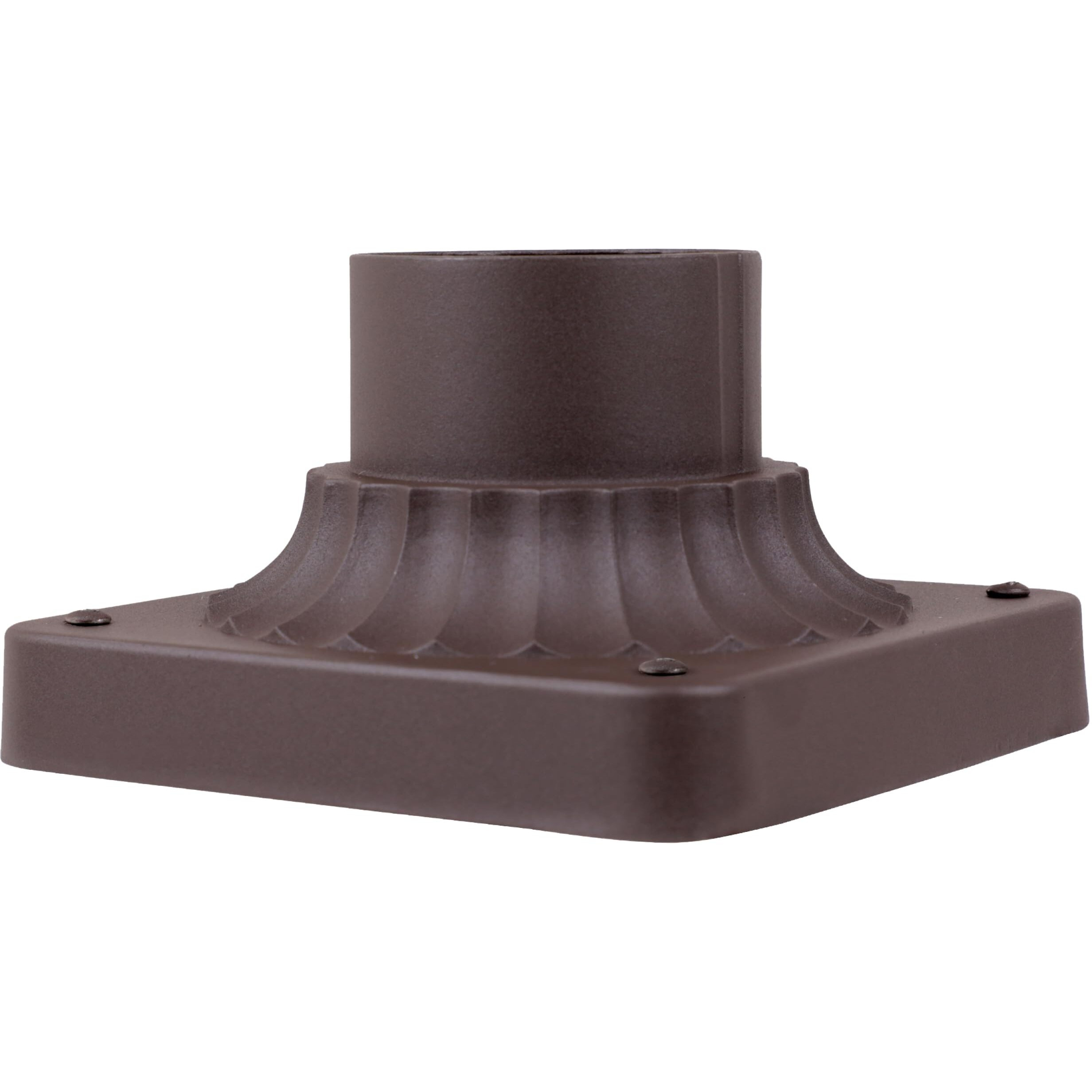 Designers Fountain Outdoor Post Light Base, 5.75 Inch Pier Mount For Deck, Porch And Patio, Cast Aluminum, Oil Rubbed Bronze, 1916-Orb