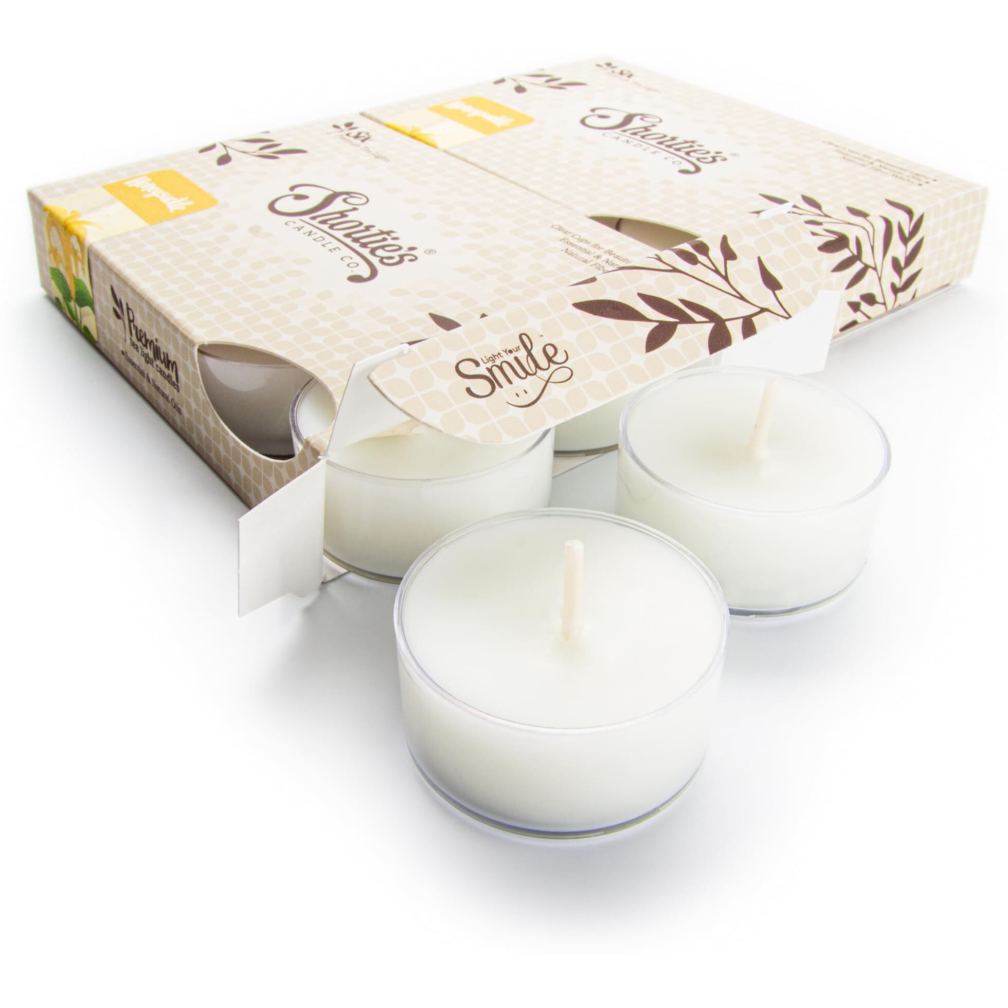 Pure Honeysuckle Premium Tealight Candles Multi Pack - Highly Scented With Essential & Natural Oils - 12 White Tea Lights - Beautiful Candlelight - Made In The Usa - Flower & Floral Collection
