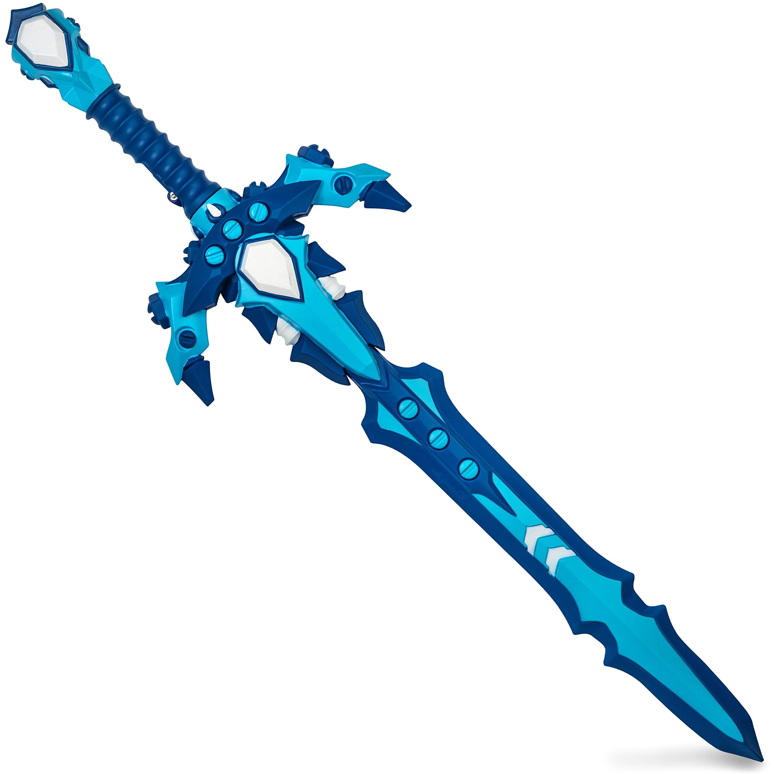 Formidable Toys 34 Inch Foam Sword - Voss Iss Blue And White - Customizable Toy Sword For Kids And Adults - Durable Polyurethane Foam For Play Fighting