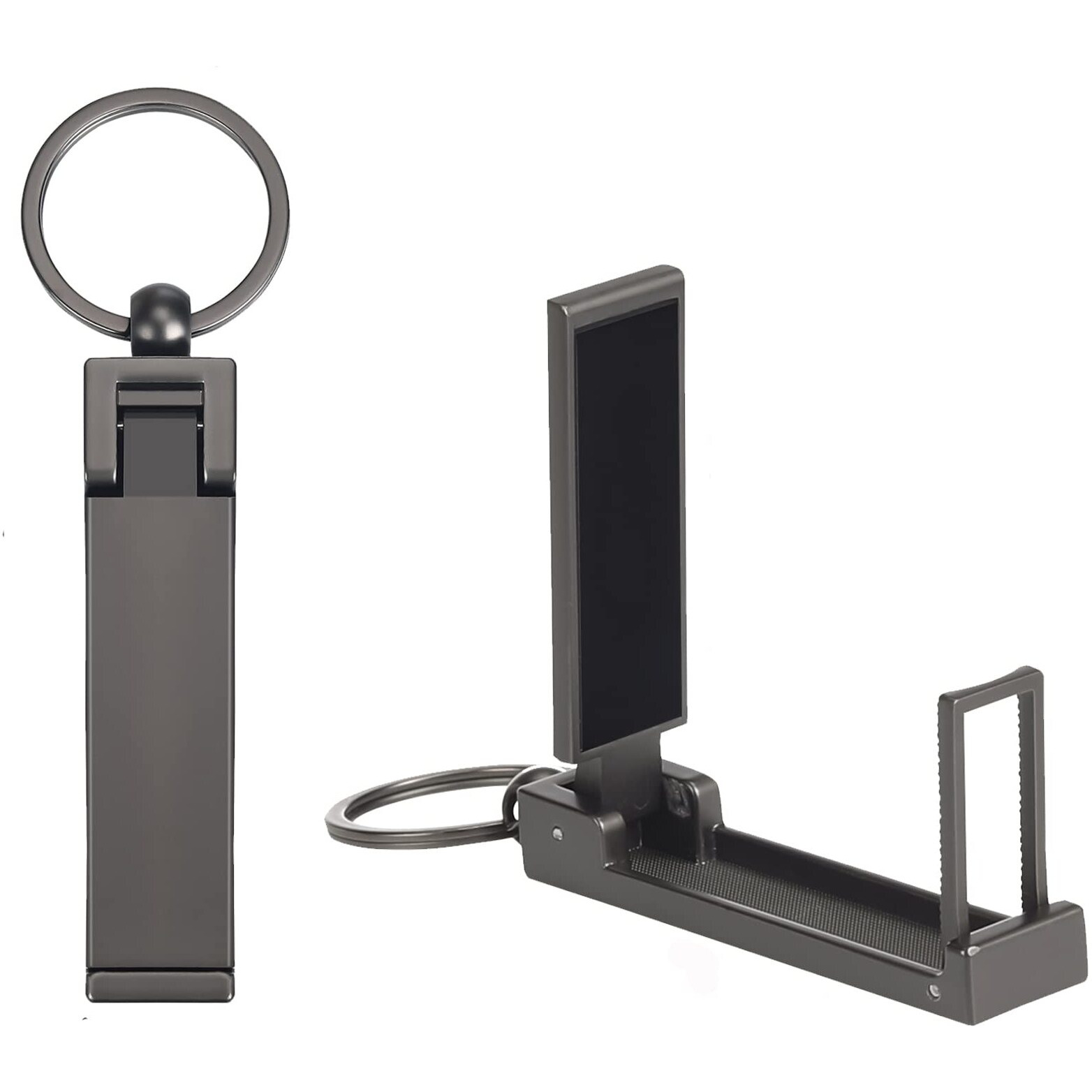 Bulfull Purse Hook For Table, Instant Bag Purse Hook Hanger Holder For Table Desk Folding Handbag Table Hook Hanger For Women Mobile Phone Stand Holder (Black)