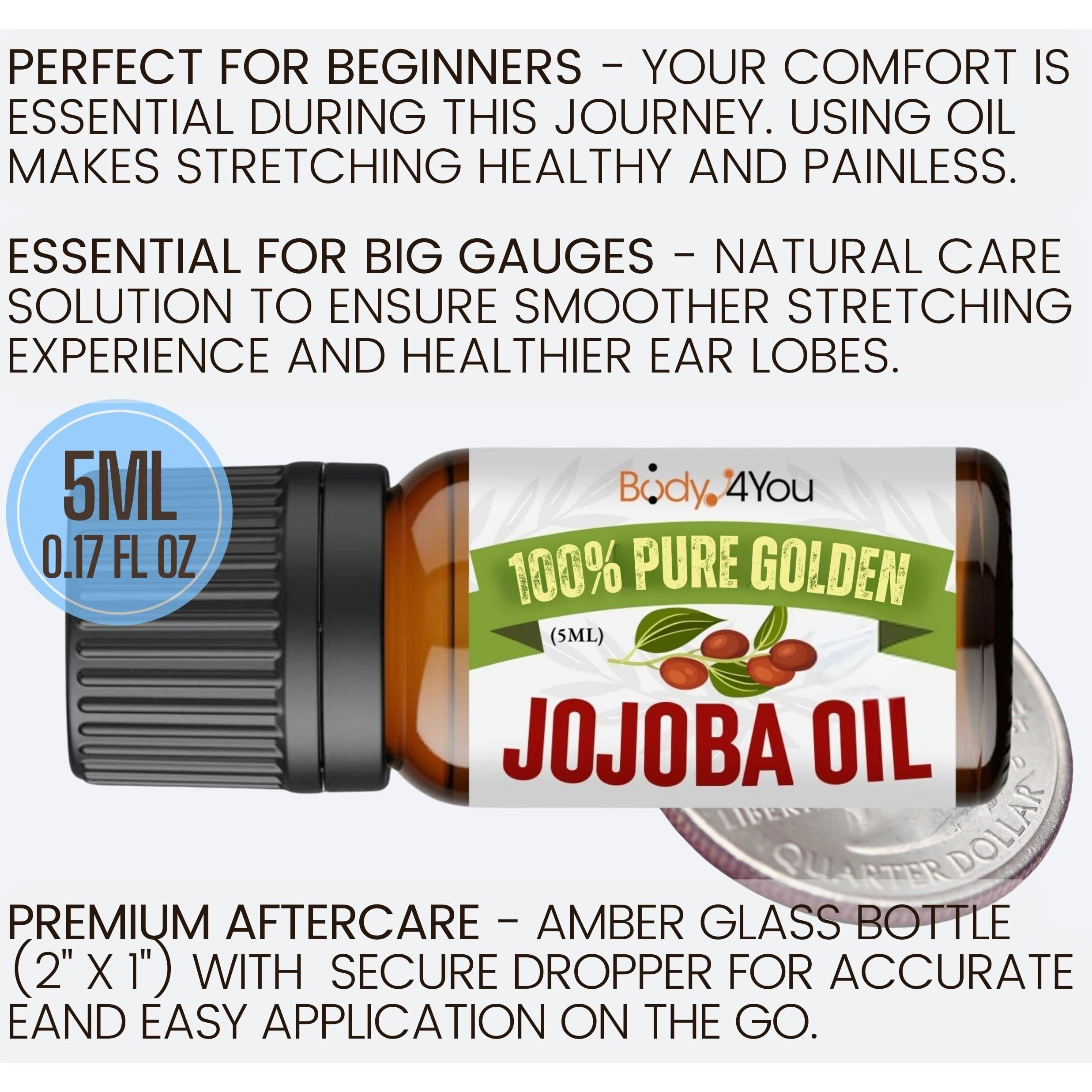 Bodyj4You 54Pc Ear Stretching Kit 14G-12Mm - Aftercare Jojoba Oil - Multicolor Glitter Acrylic Plugs Gauge Tapers Silicone Tunnels - Lightweight Expanders Men Women