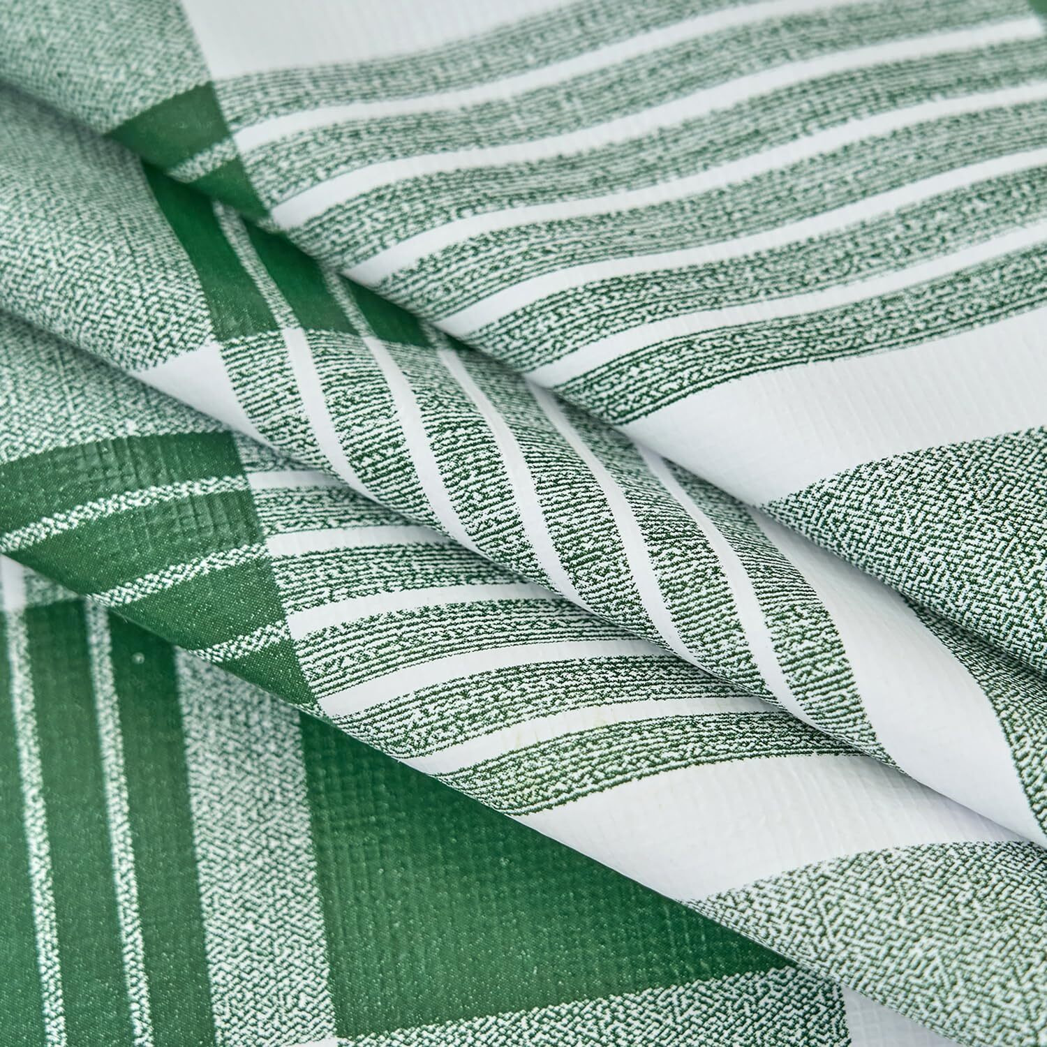 Nlmuvw Rectangle Vinyl Tablecloth With Flannel Backing 30 X 72 Inch, 100% Waterproof Oil Proof Check Pvc Table Cloth Wipe Clean Table Cover For Party And Outdoor