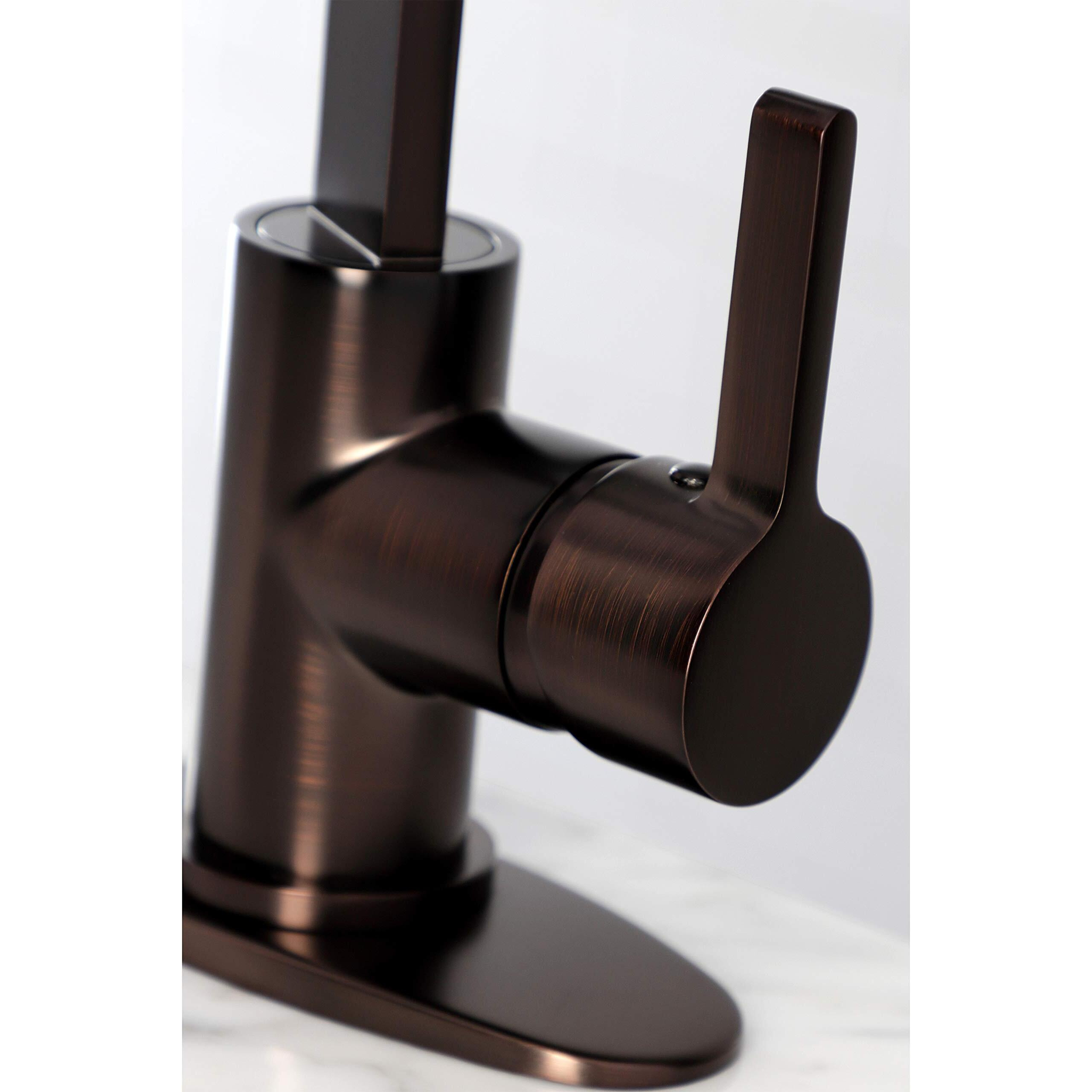 Kingston Brass Ls8615Ctl Continental Bar Faucet, 5-7/8"" (L) X 4-15/16"" (W) X 11-11/16"" (H), Oil Rubbed Bronze