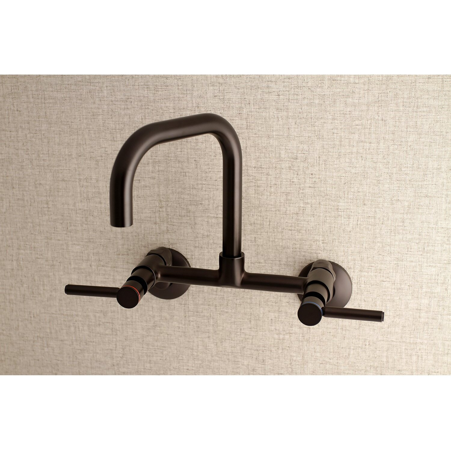 Kingston Brass Ks813Orb Concord Kitchen Faucet, 6-11/16"" In Spout Reach, Oil Rubbed Bronze