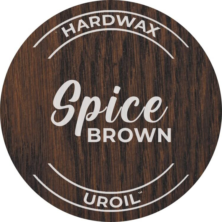 Unocoat Hardwax Uroil Color Samples - Made In Usa - Advanced Wood Grain Treatment For Indoor Applications, Urethane-Modified Hard Wax Oil, For Any Wood Species - 2 Oz / 59 Ml - Spice Brown