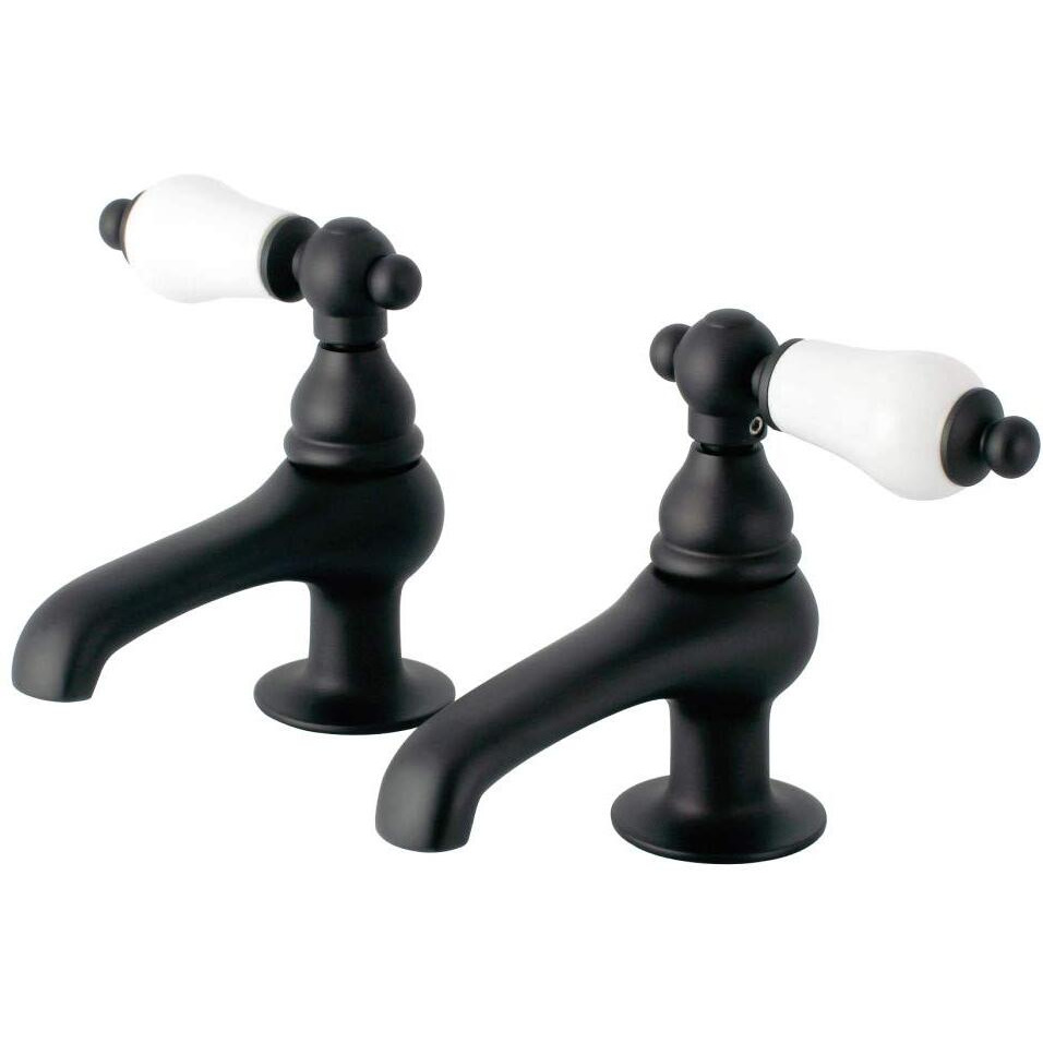 Kingston Brass Cc5L5 Vintage Basin Faucet (1) Ccpl2Csc (1) Ccpl2Csh, 4.06 X 3 X 1.75, Oil Rubbed Bronze