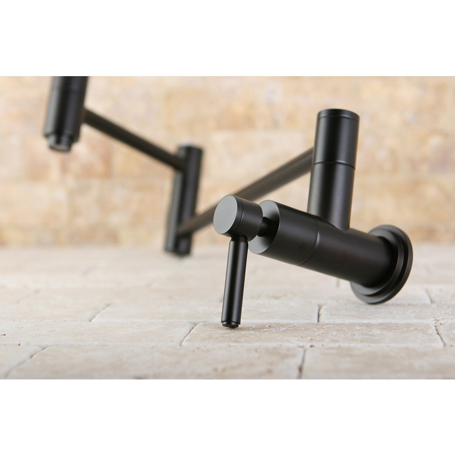 Kingston Brass Ks8105Dl Concord Pot Filler, 13"", Oil Rubbed Bronze