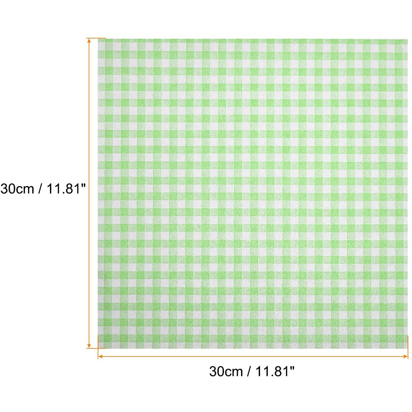 Harfington 100Pcs Square Checkered Wax Paper Sheets, 11.81"" X 11.81"", Oil-Absorbing Dry Food Wrapping Paper For Sandwich, Baking, Picnic, Hamburger, Kitchen