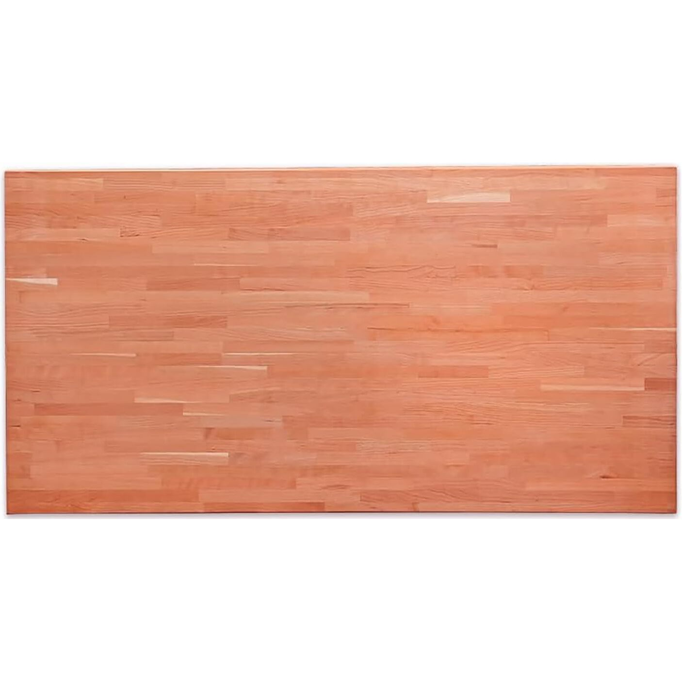 Consdan Butcher Block Counter Top, Usa Grown Cherry Solid Hardwood Countertop, Wood Slabs For Kitchen, Reversible, Both Side Polished, Prefinished With Food-Safe Oil, 1.5"" Thickness, 48"" L X 25"" W