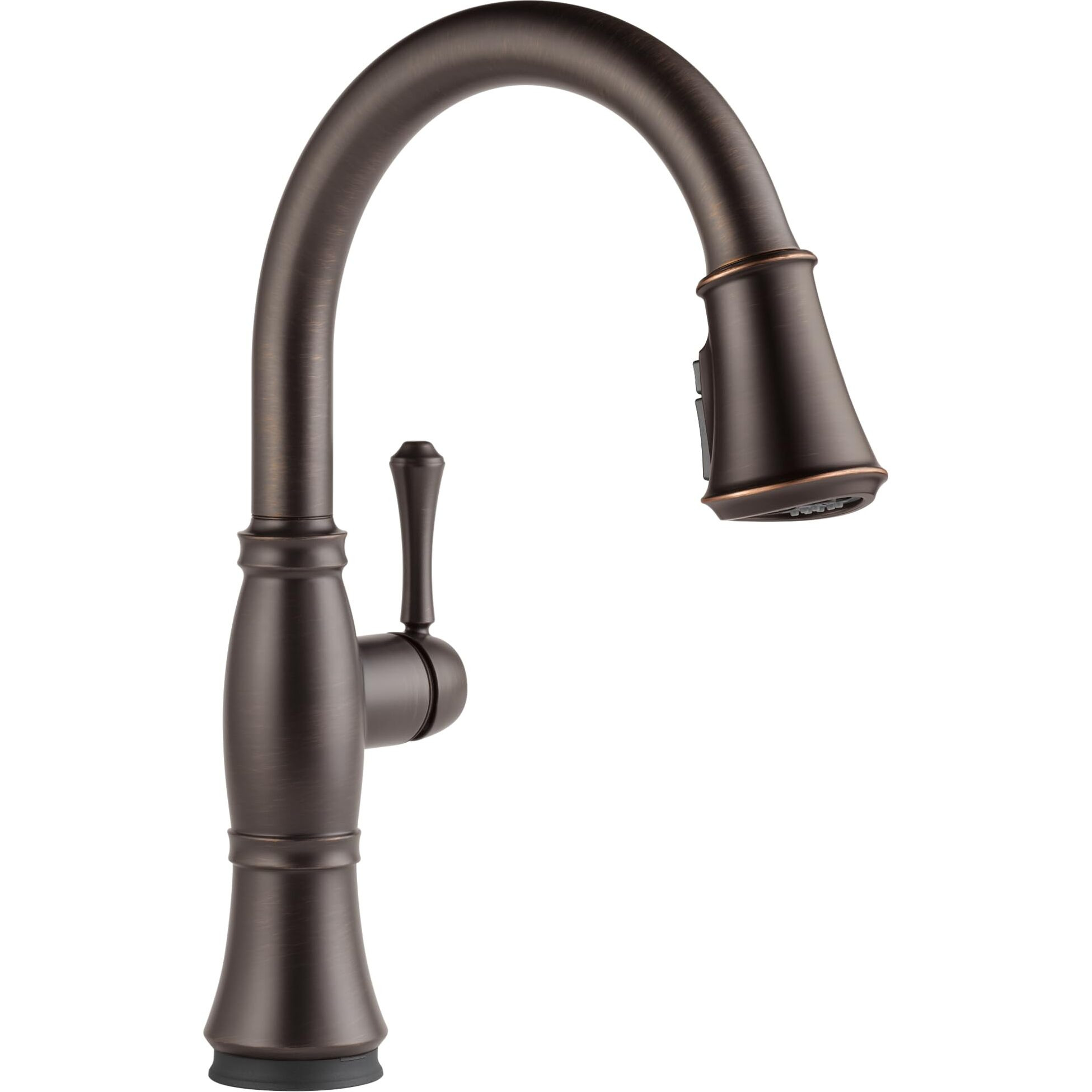 Delta Cassidy Touchless Kitchen Faucet With Touch Technology, Oil Rubbed Bronze Kitchen Sink Faucet With Pull Down Sprayer, Single Hole, Venetian Bronze 9197Tl-Rb-Dst