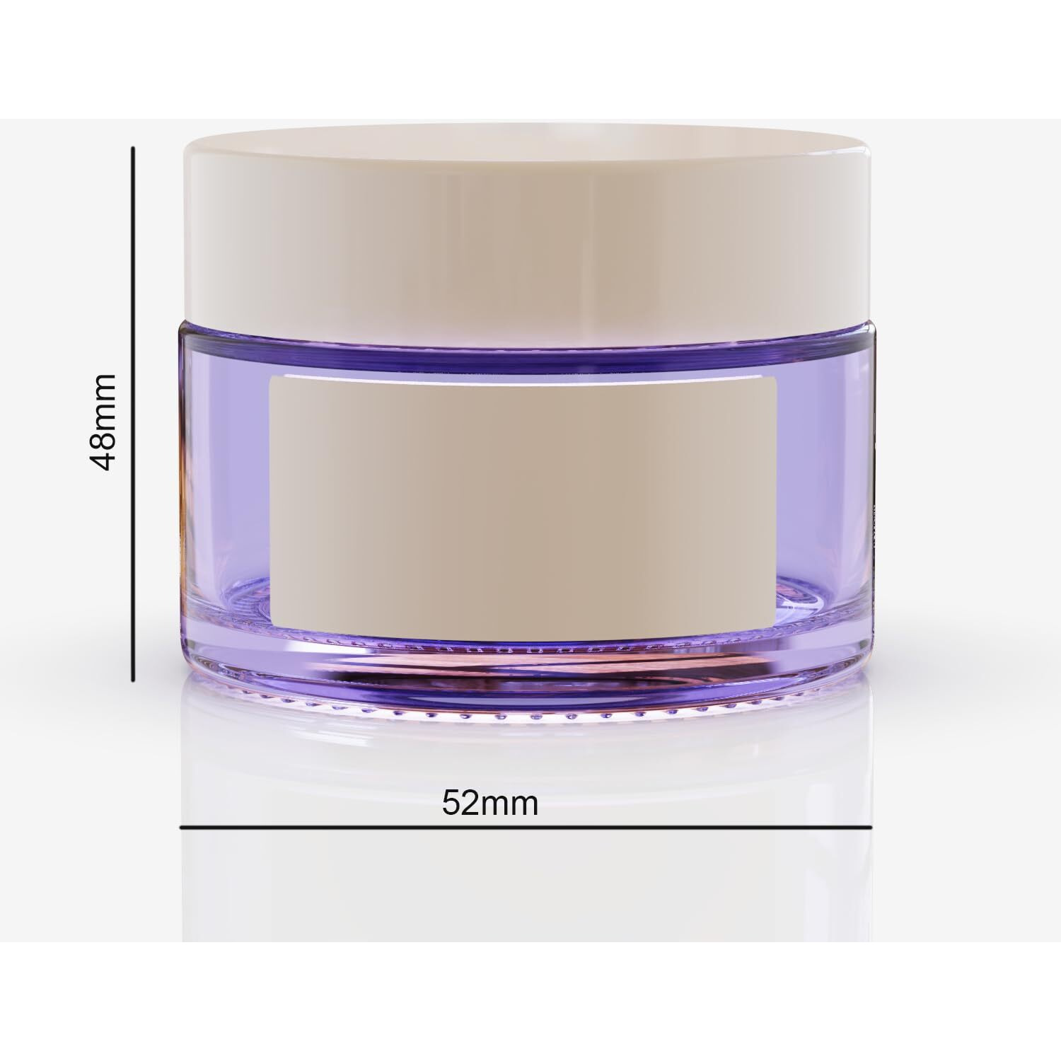 4Pack 1 Oz, Small Colored Glass Cosmetic Candle Jars With White Lids, Empty Refillable Travel Container For Cream,Lotions, Powders,Salves,Slime Storage,With Lables And Inner Liners (4, Mixed)
