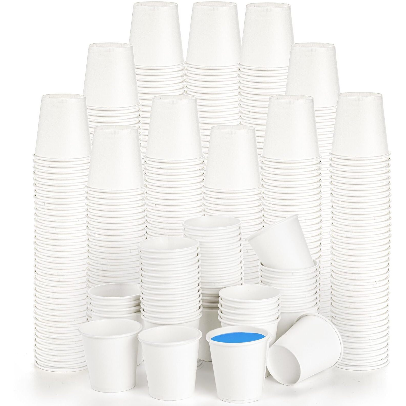 Nicunom 1000 Pack 2 Oz Paper Cups, Mouthwash Cups Bathroom Cups Mini Paper Cups Small Disposable Cups For Party, Picnic, Travel, White