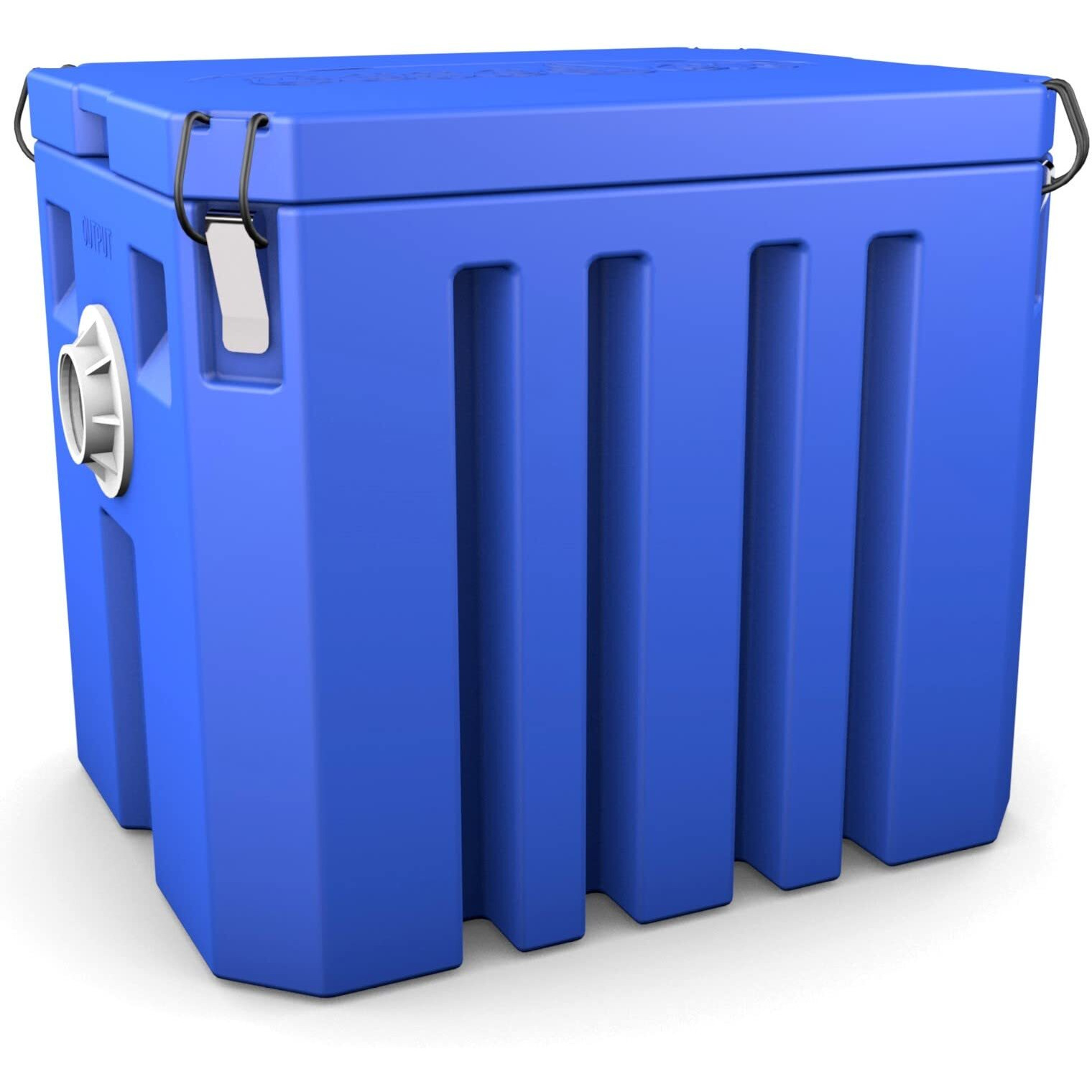 Commercial Grease Interceptor Trap 20 Lb - Plastic Grease Trap Under Sink For Restaurant Cafe - Under Sink Grease Trap 10 Gpm - Waste Water Oil-Water Separator For Restaurant