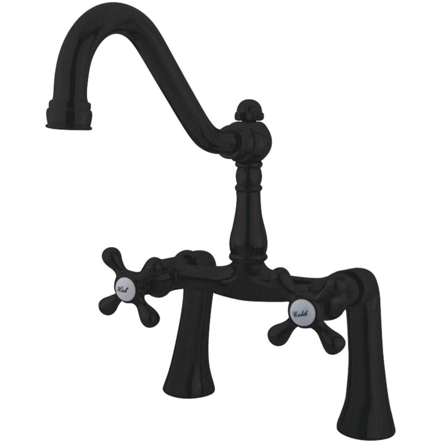 Kingston Brass Ks3235Ax Restoration Clawfoot Tub Faucet, 7 X 10.81 X 12.63, Oil Rubbed Bronze