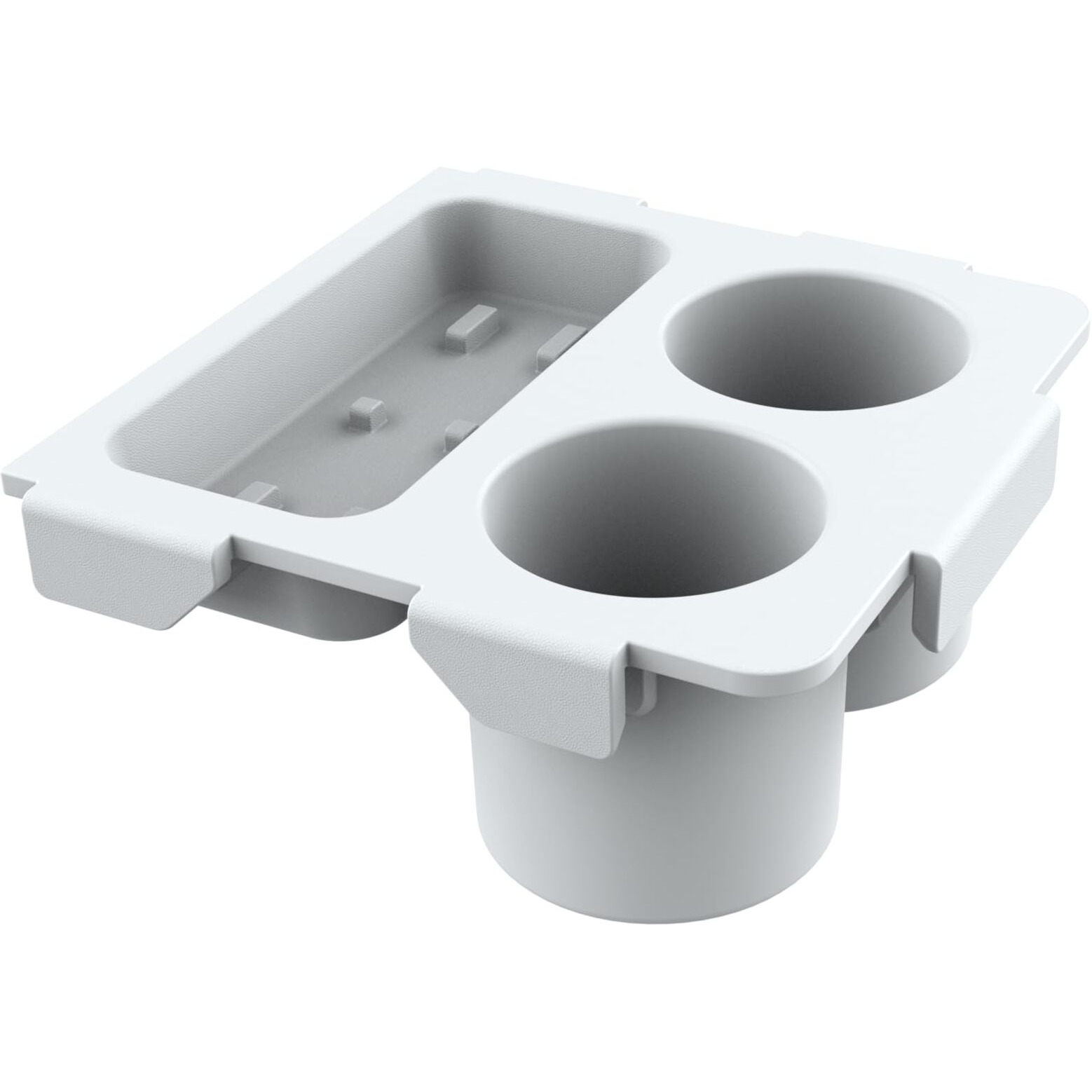 Tiga Top Cup Holder Tray Accessory For Bogg Bag X-Large - Fit For Stanley Cup - Eva Material Is Water-Resistant - Women Phone Holder For Bogg Bag - Divider And Organizer - Patent Pending (Light Gray)
