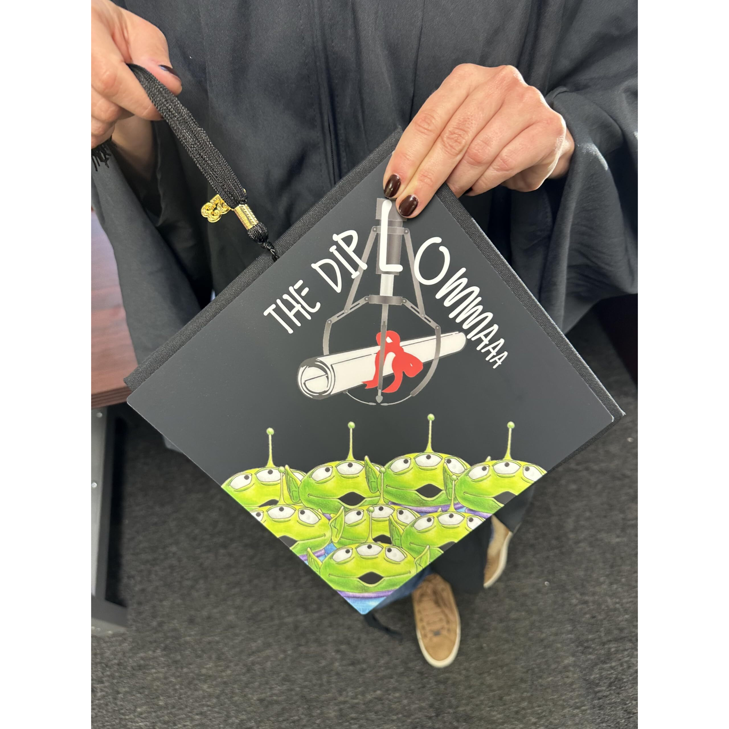 Toy Story Diploma Grad Cap Topper, Grad Cap Decorations