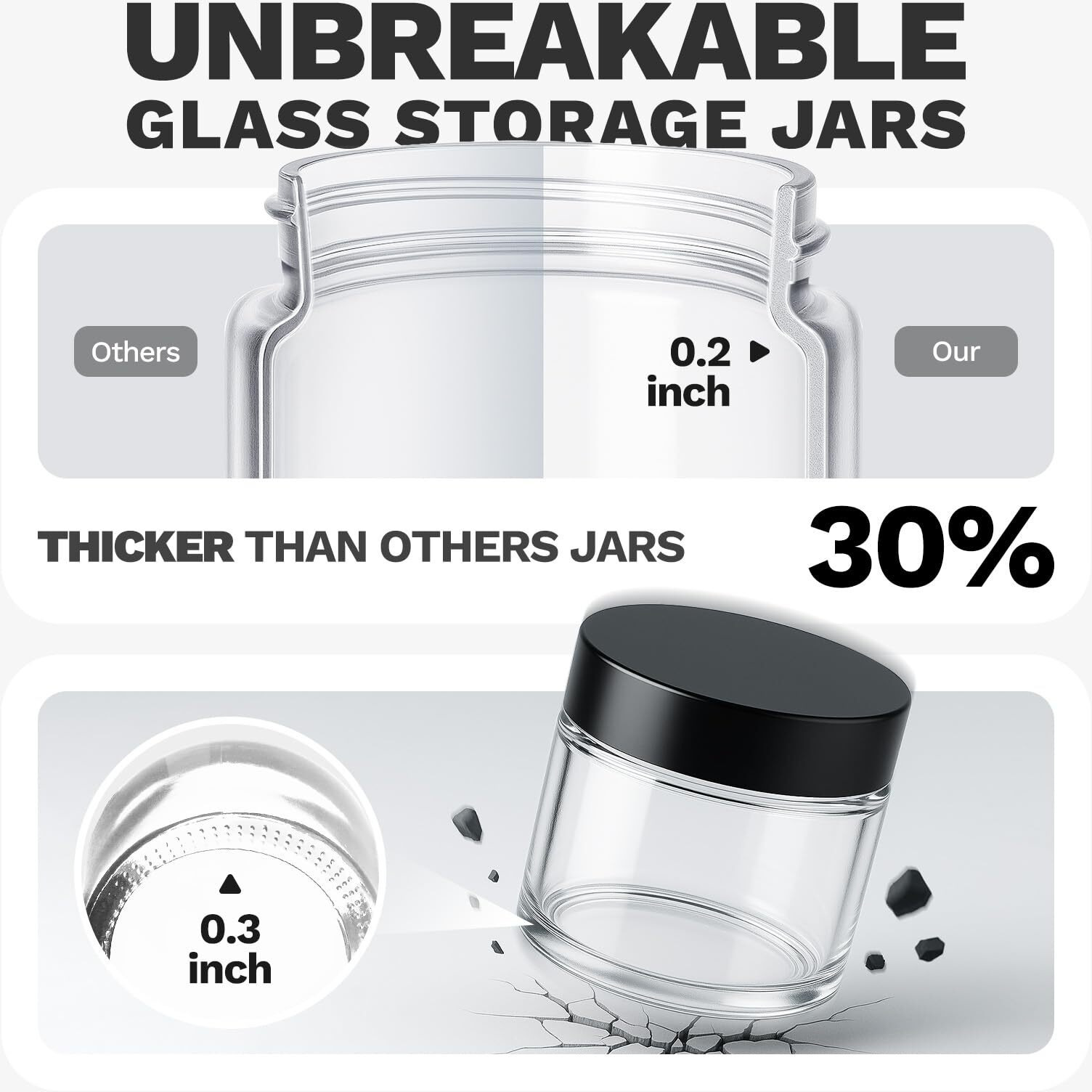 4 Oz Small Glass Jars With Lids, Bumobum 36 Pack Clear Glass Cosmetic Jars With Inner Liners, 120Ml Round Empty Sample Containers With Blank Labels For Cream, Body Scrub, Lotion