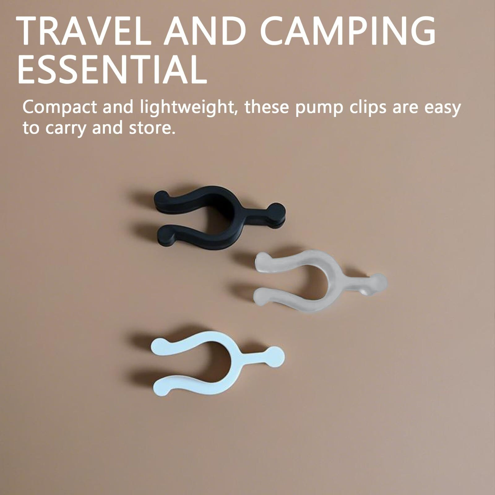 30 Pcs Leakproof Cosmetic Dispenser Pump Lock Clip Accessory - Pp Material,Clamp For Lotion Shampoo Cleansing Oil Bottles - Travel & Camping Friendly