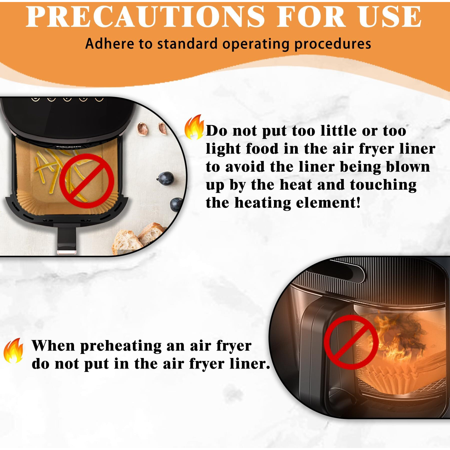 Air Fryer Disposable Paper Liners, 120 Pcs Square Airfryer Parchment Cooking Non-Stick Liner Accessories, Microwave Oven, Frying Pan, Oil-Proof Air Fryers Filters Sheets For 5 6 7 8 Qt Baking Basket
