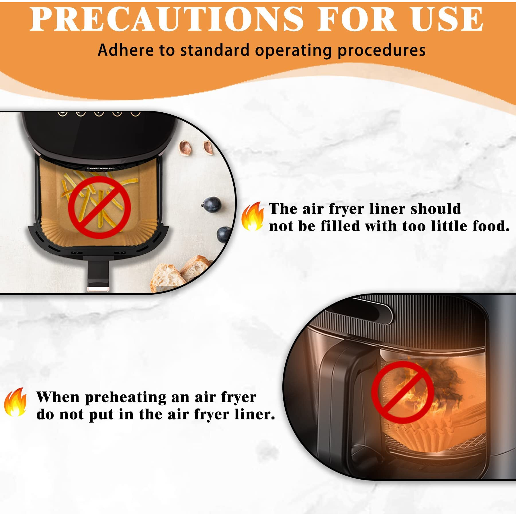 Disposable Paper Liners, 120 Pcs Square Airfryer Parchment Cooking Non-Stick Liner Accessories, Microwave Oven, Frying Pan, Oil-Proof Air Fryers Filters Sheet For 2 3 4 4.5 Qt Baking Basket