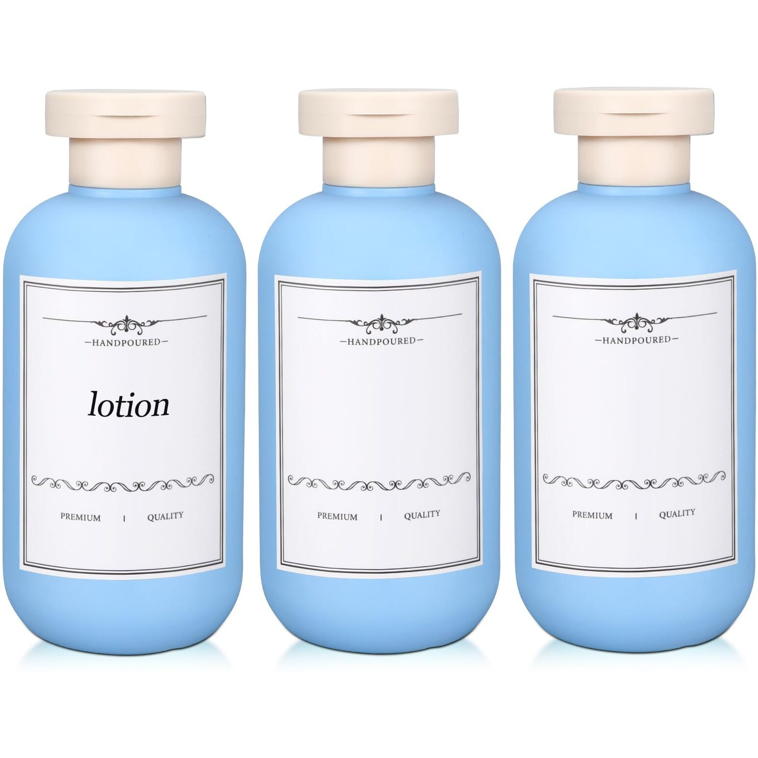 Umetass 3 Pack Travel Shampoo Bottle, Empty Plastic Squeeze Bottles 6.8Oz With Flip Cap, Lotion Container For Toiletries Travel Size Shampoo And Conditioner